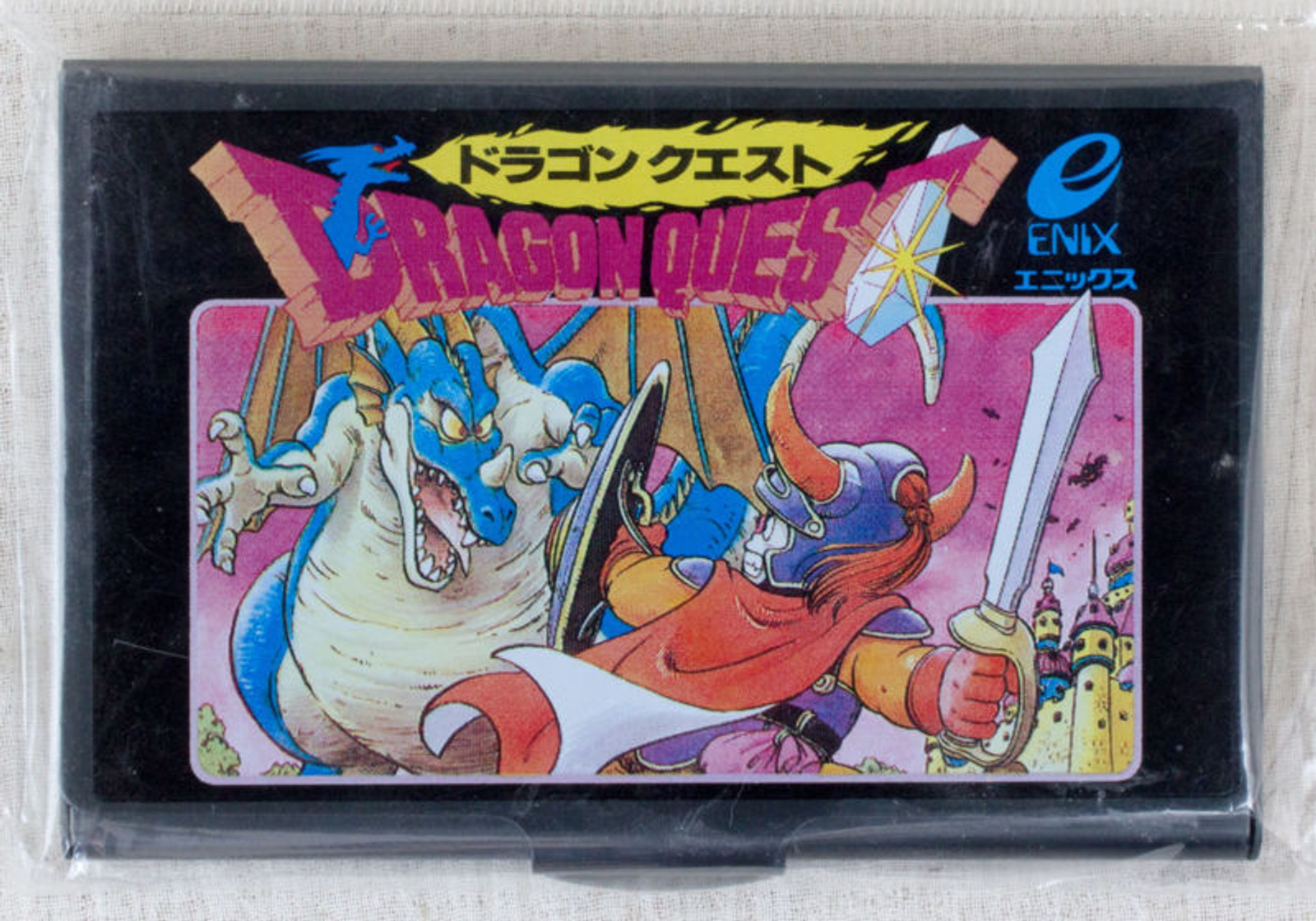 Dragon Quest 1 Jacket Cover Type Business Card Case JAPAN GAME AKIRA TORIYAMA