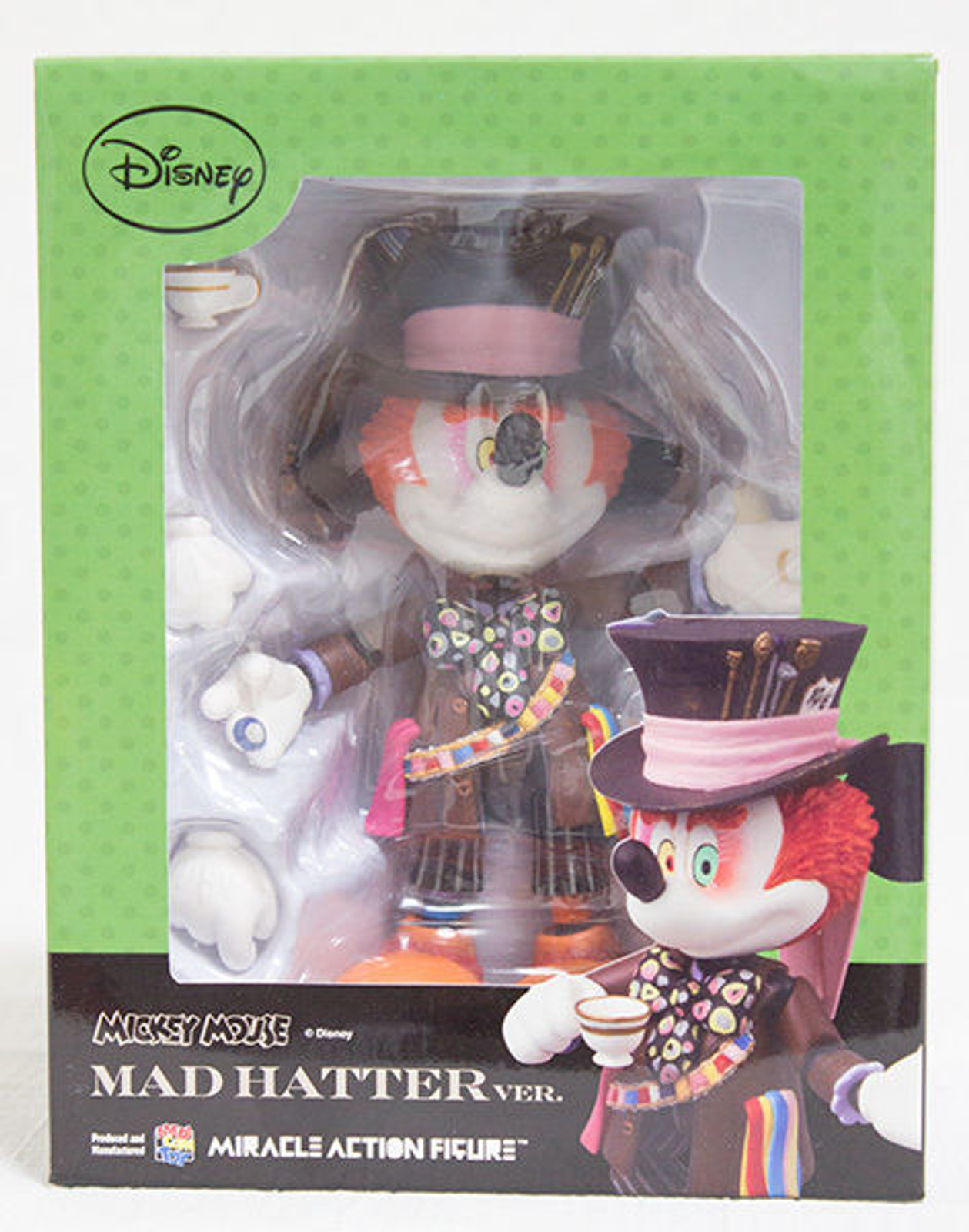 Disney Mickey Mouse Mad Hatter Miracle Action Figure  Medicom JAPAN ANIME