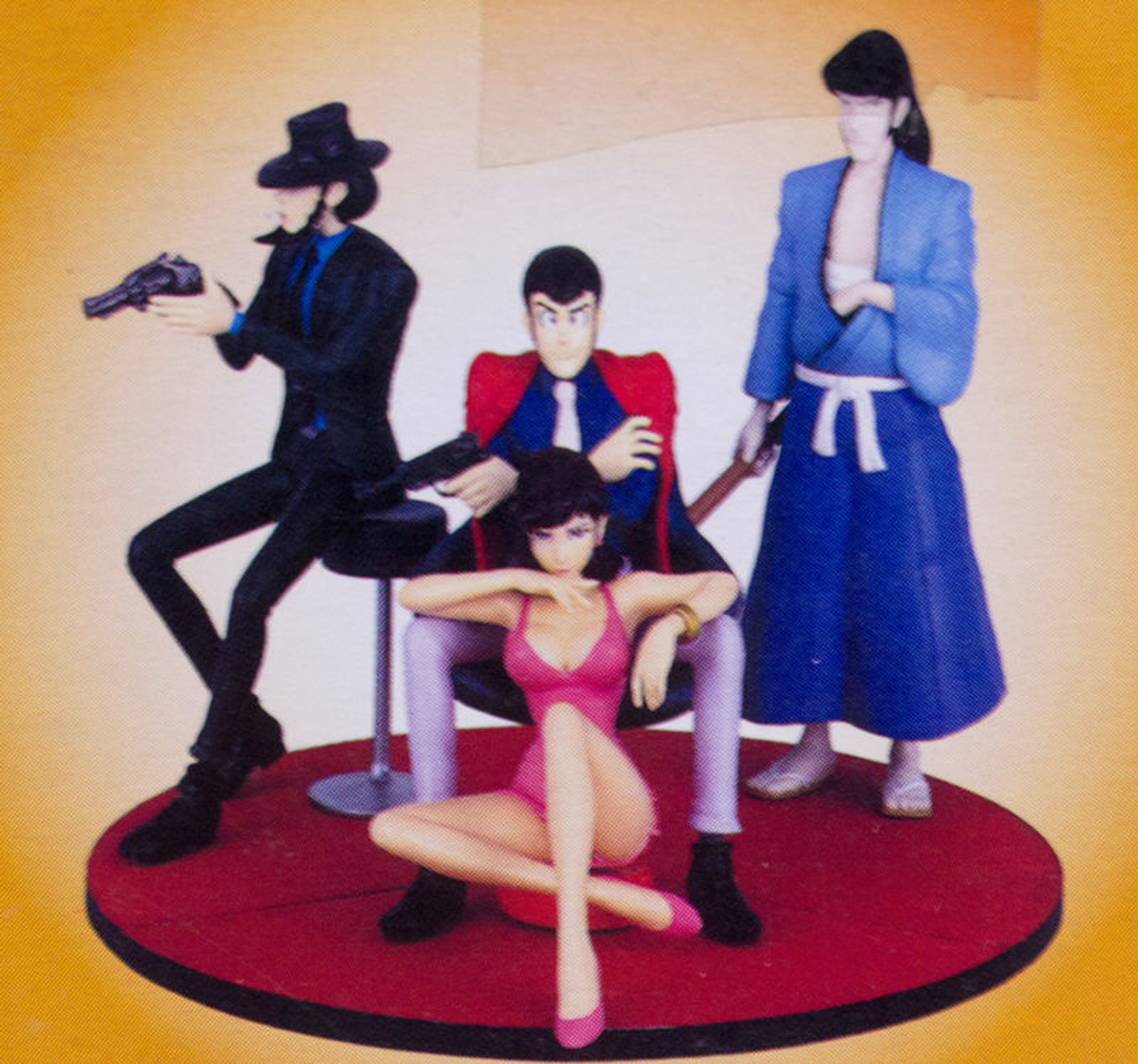 Lupin the Third (3rd) Lupin Family Figure On The Chair Banpresto JAPAN ANIME