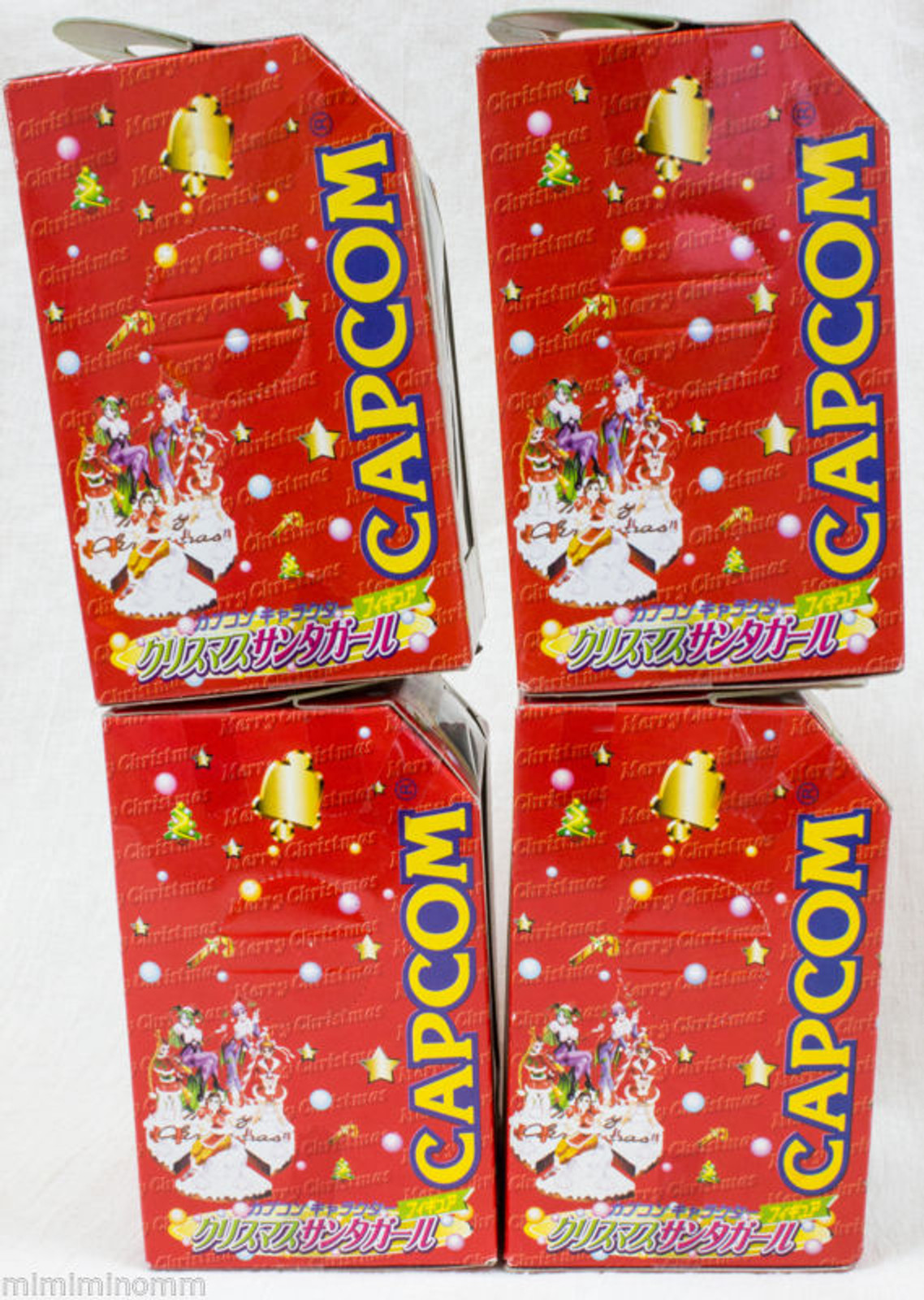[Set of 4] Street Fighter & Darkstalkers Capcom Christmas Santa Copsplay Figure [Chun-Li / Cammy / Morrigan / Lilith] JAPAN GAME