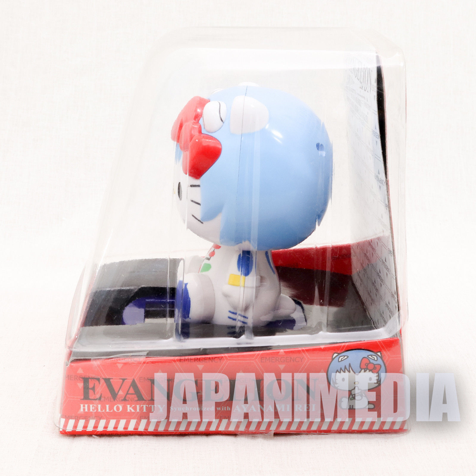 Evangelion x Hello Kitty Rei Ayanami Bobble Head Figure Solar