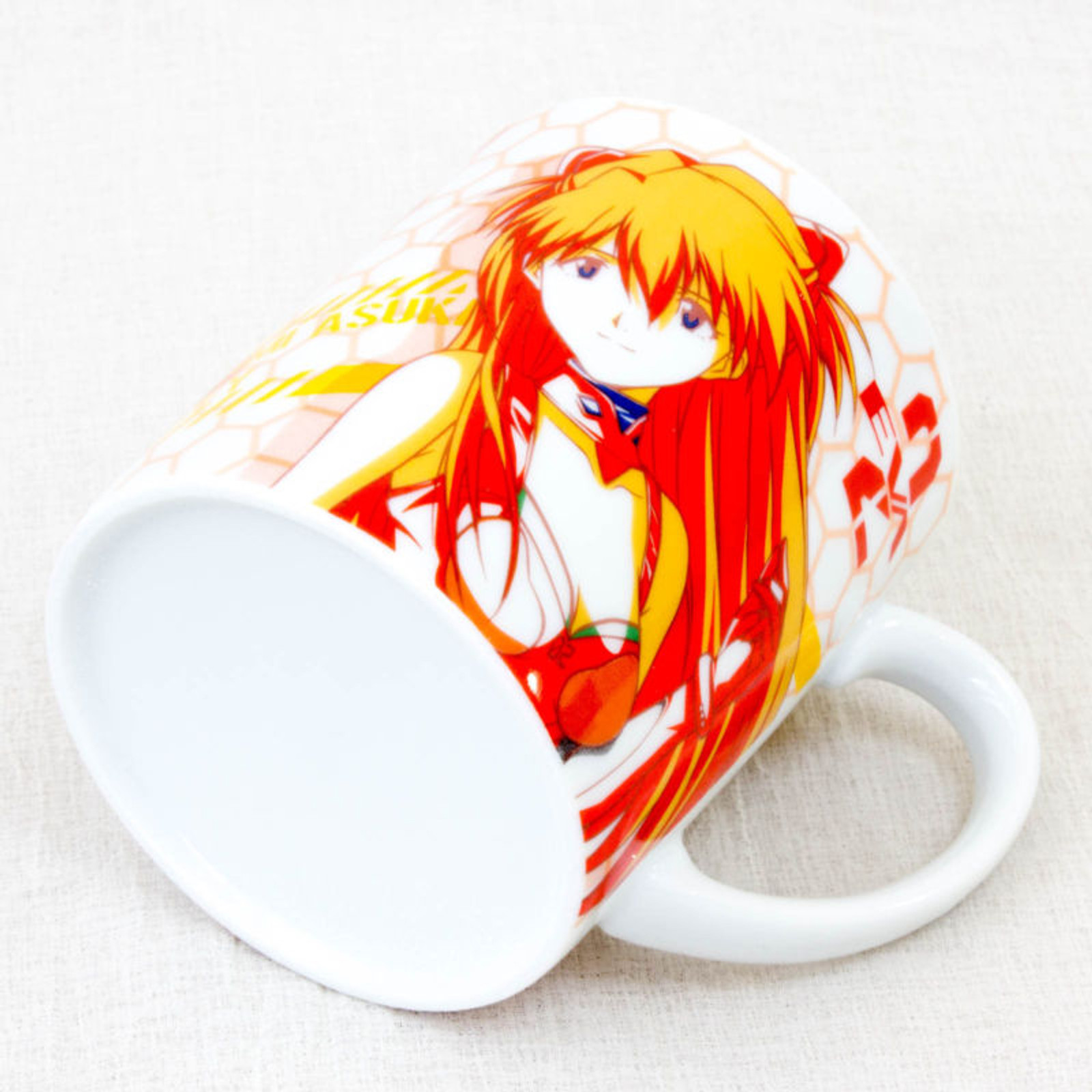 Evangelion Mug Cup EVA Racing Race Queen Asuka Langley Ver. SEGA JAPAN ANIME