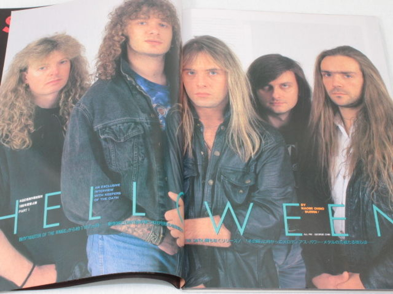 1996/03 BURRN! Japan Rock Magazine HELLOWEEN/ACCEPT/DEEP PURPLE/THUNDER/MR.BIG