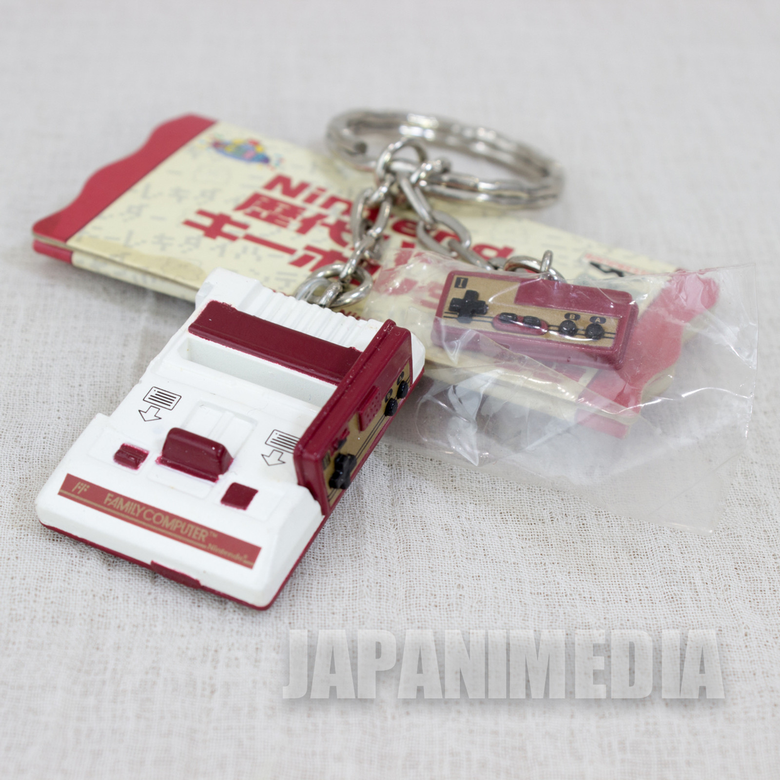 Nintendo Game Console History Miniature Figure Key Chain Famicom NES JAPAN