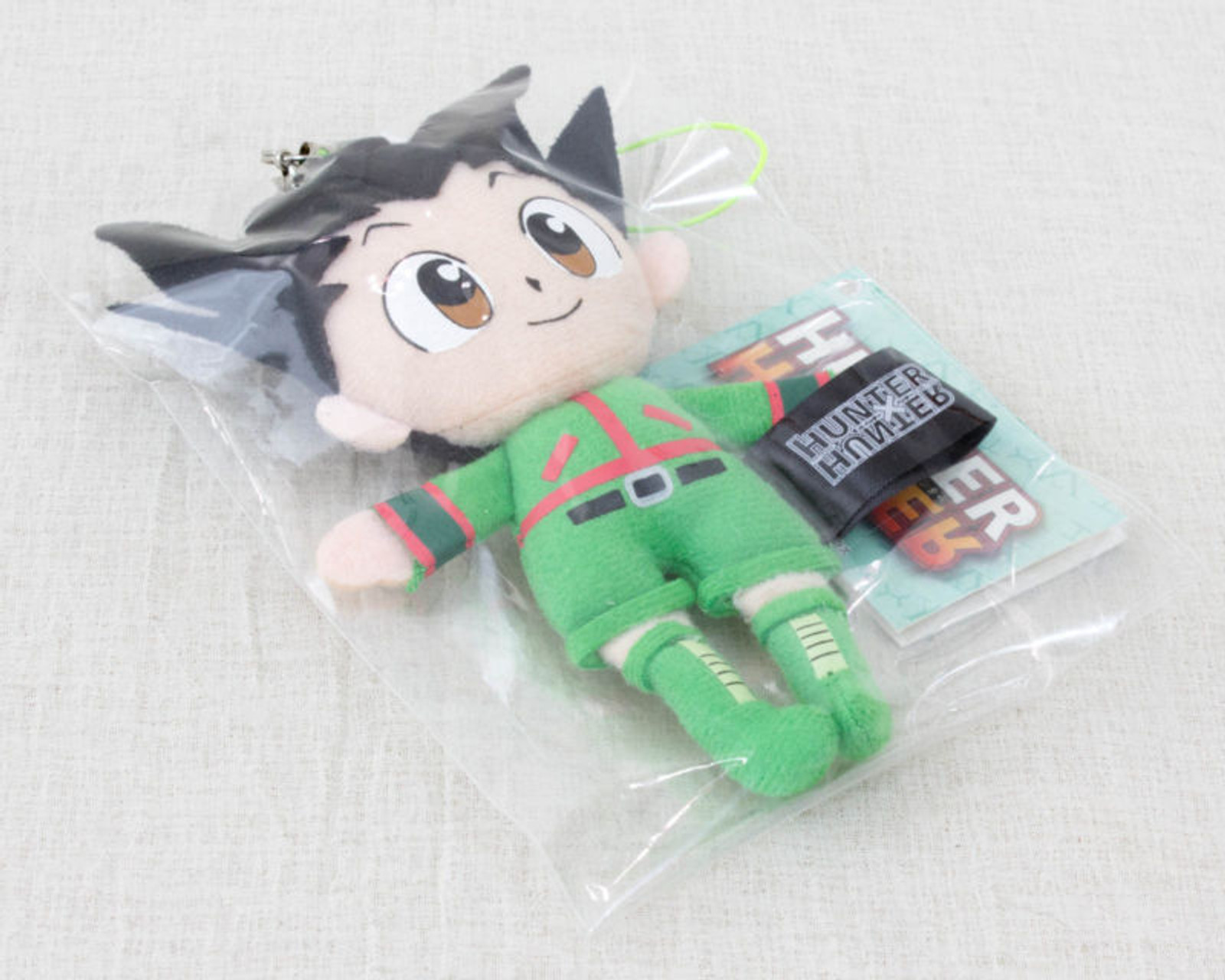 RARE! HUNTER x HUNTER Gon Freecss Mini Plush Doll JAPAN ANIME FIGURE