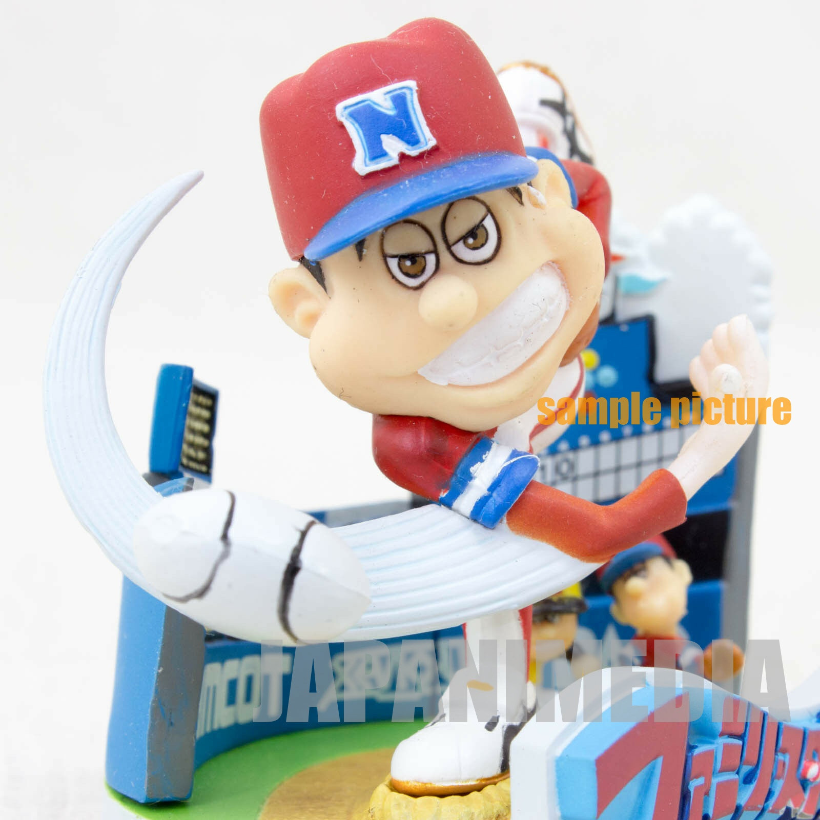 RARE! Namcole Family Stadium Package type Nam-colle Mini Figure Namco JAPAN NES FAMICOM