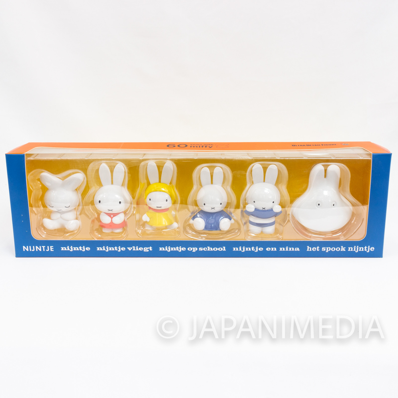 Miffy 60 years with Miffy Ultra Detail Figure Limited 6pc Set Medicom Toy JAPAN