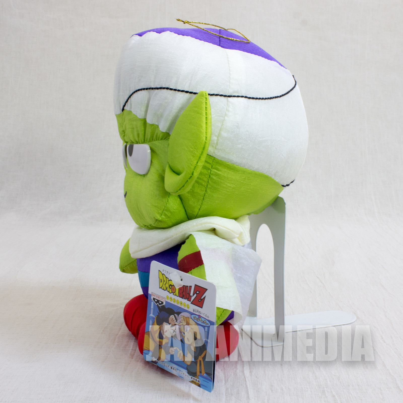 RARE Dragon Ball Z Piccolo 8" Taffeta Plush Doll Figure Banpresto 2007 ANIME MANGA