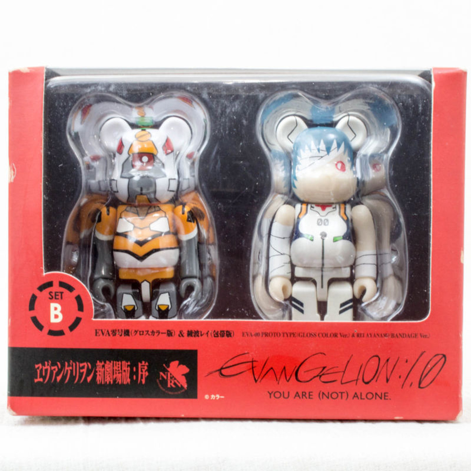 Evangelion:1.0 Be@rbrick Bearbrick Set B Rei Ayanami Figure Medicom ANIME