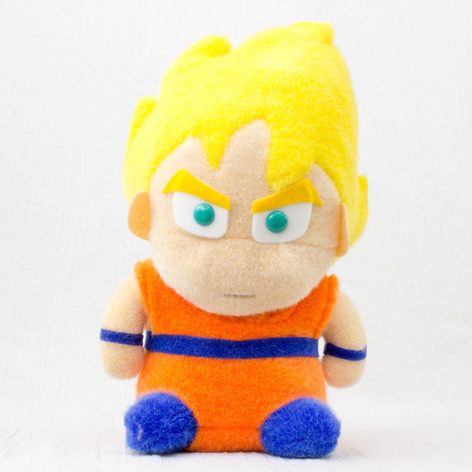 Retro RARE! Dragon Ball Kids 10" Plush Doll S.S Gokou BANDAI JAPAN ANIME MANGA