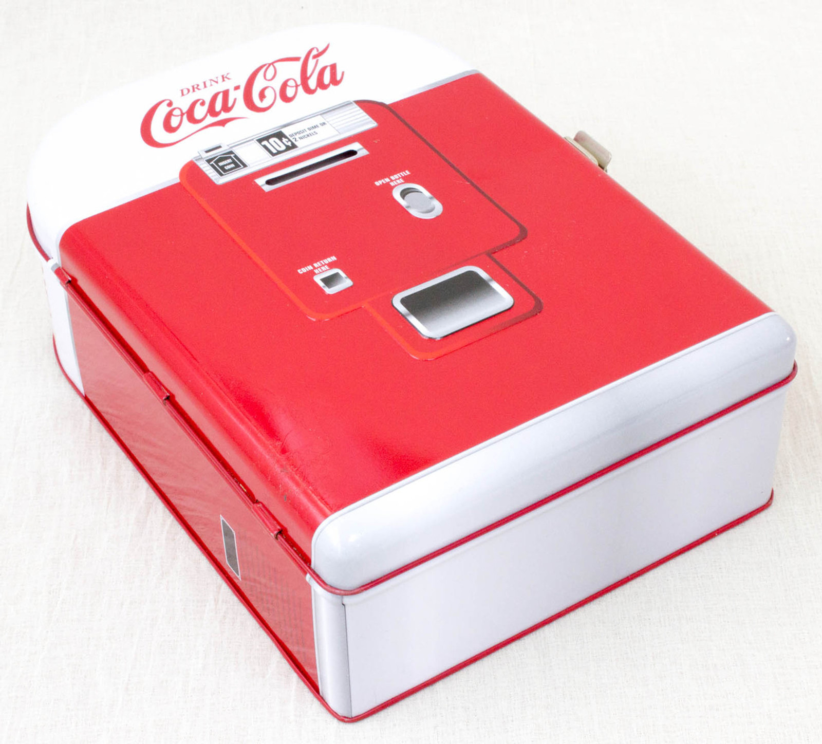 Coca-Cola Vending Machine Miniature 50's Ver + Cooler Box type FM Radio JAPAN