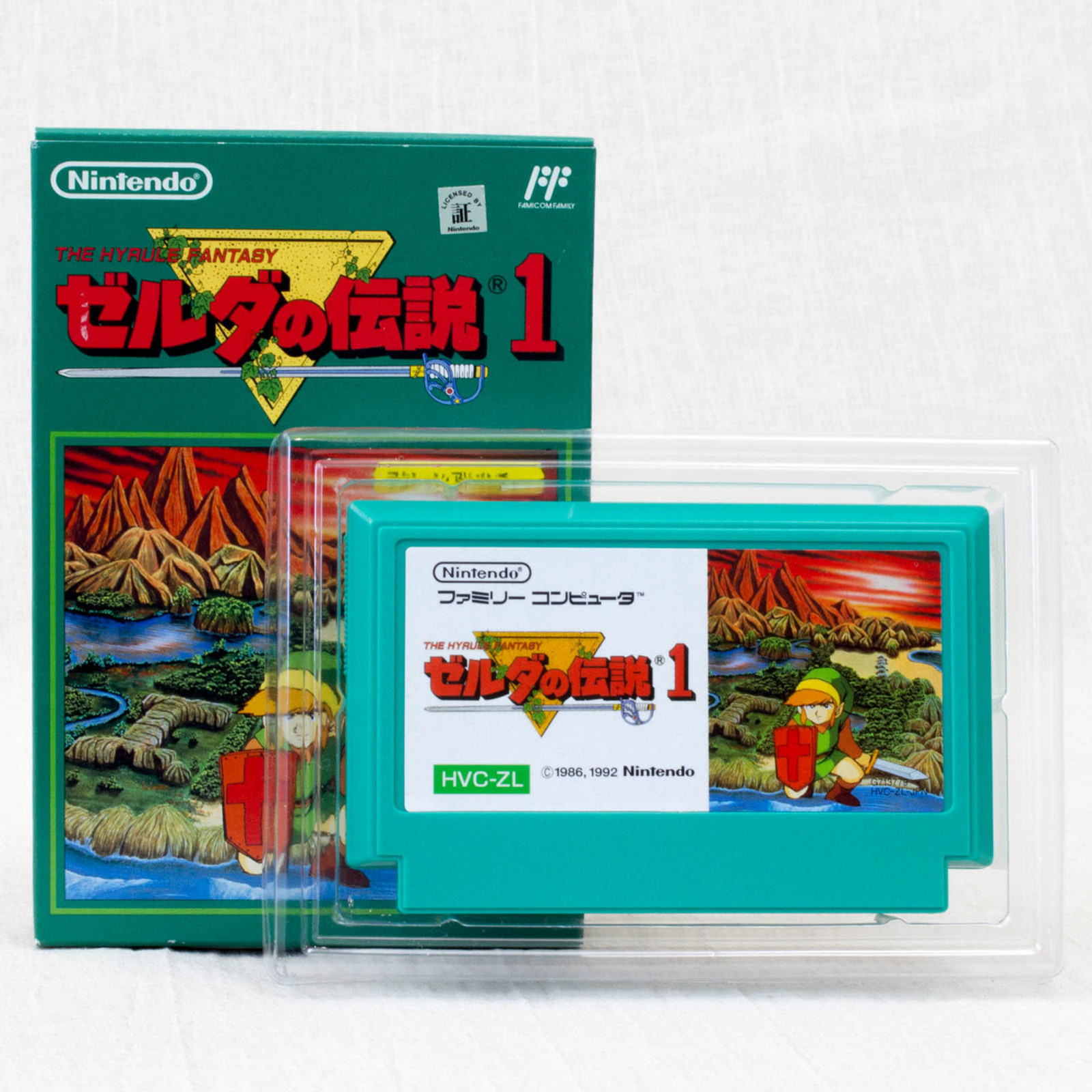 Legend of Zelda Nintendo Famicom Cassette Type Case JAPAN