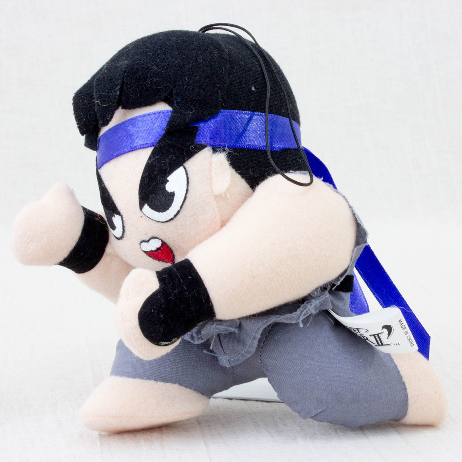 Street Fighter 2 Ryu Hand Puppet Plush Doll Capcom Character JAPAN