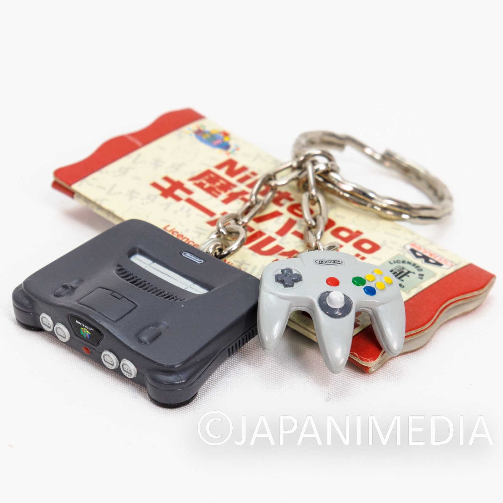 Nintendo Game Console History Miniature Figure Key Chain Nintendo 64 JAPAN