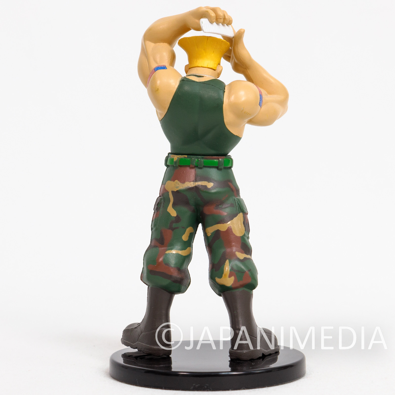 RARE! Street Fighter 2 GUILE Capcom Character Mini PVC Figure JAPAN GAME