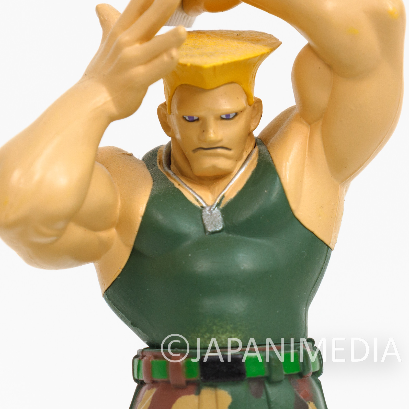 RARE! Street Fighter 2 GUILE Capcom Character Mini PVC Figure JAPAN GAME