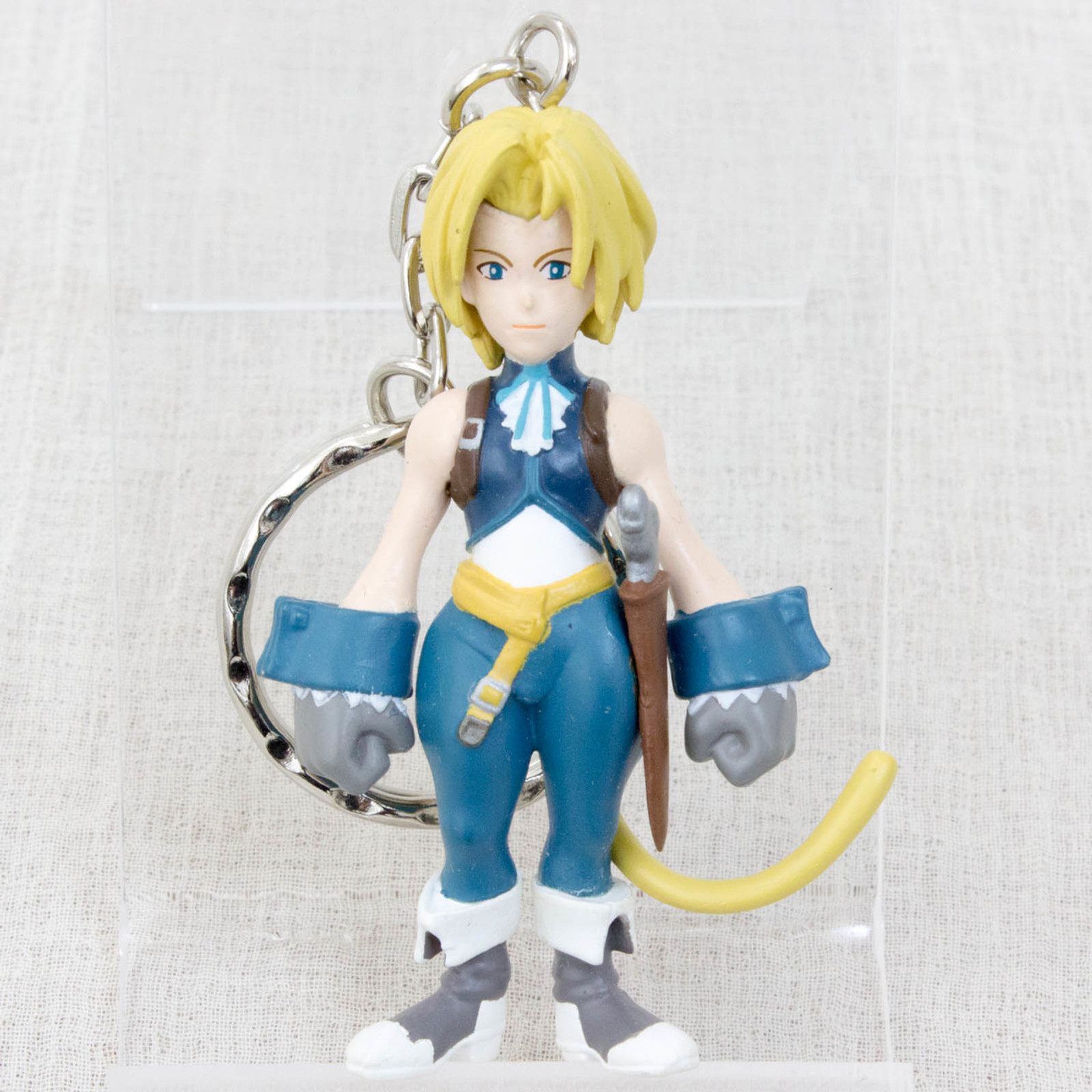 Final Fantasy IX 9 Zidane Figure Key Chain Banpresto JAPAN SUARE ENIX GAME