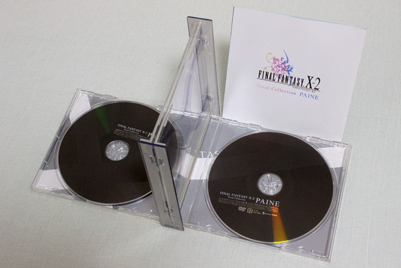 Set of 3 Final Fantasy X-2 Vocal Collection RIKKU YUNA PAINE JAPAN CD+DVD FF