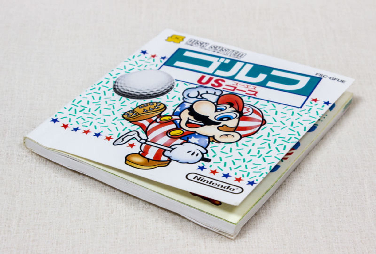 Nintendo NES Famicom Disk System Mario Golf US Course FSC-GFUE JAPAN GAME