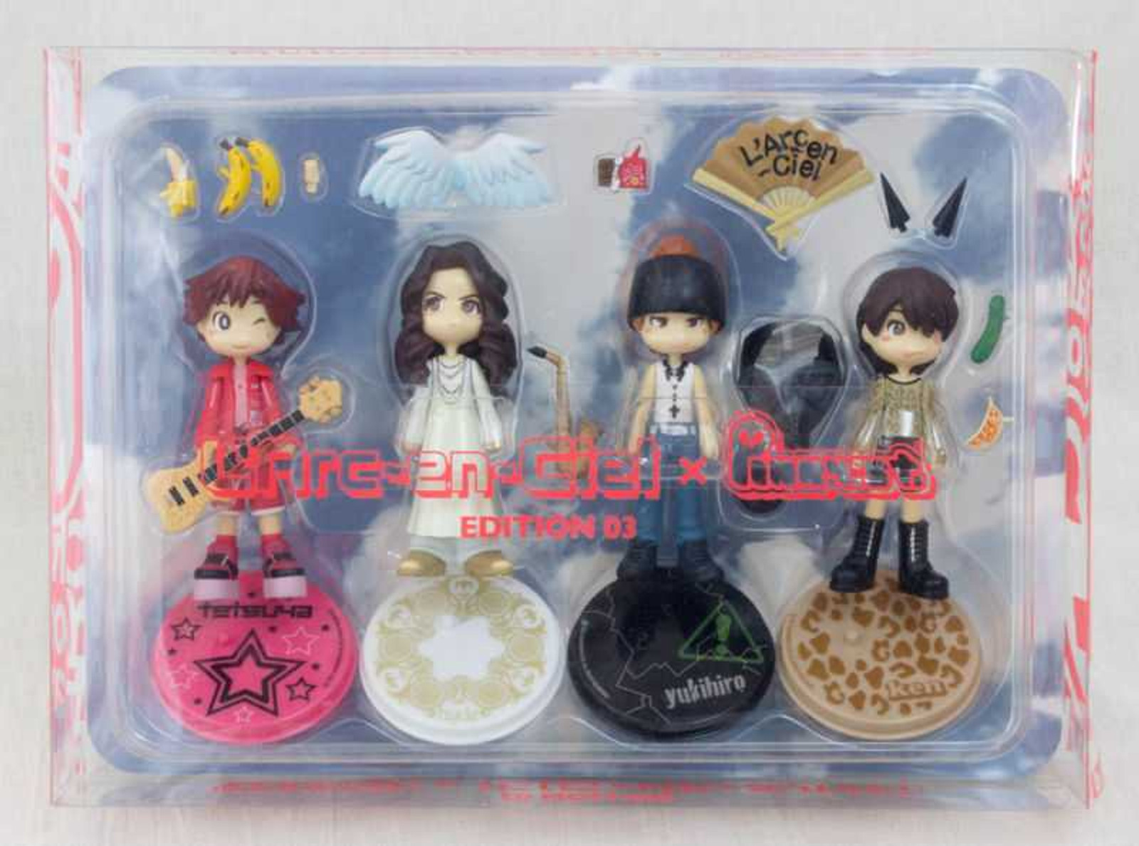 RARE! L'Arc~en~Ciel Pinky Street Figure Set ED3 JAPAN ROCK BAND HYDE Japanimedia Store