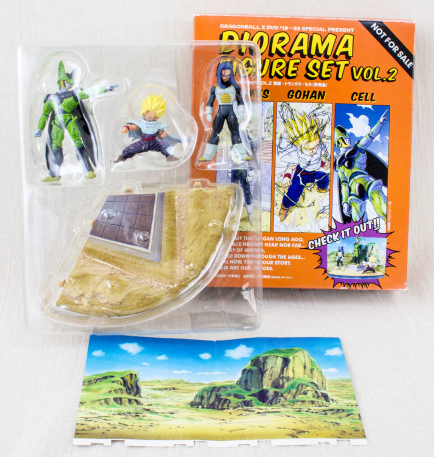 Dragon Ball Z Diorama Figure Set Vol.1+2+3 Trunks Vegeta Gohan JAPAN ANIME