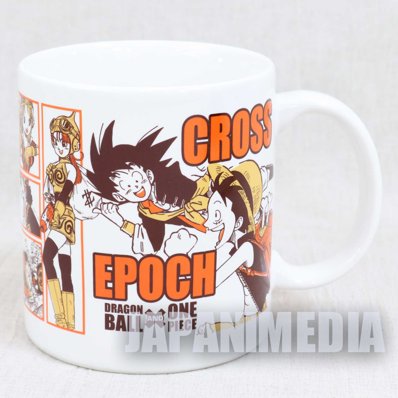 RARE!! Dragon Ball Z x ONE PIECE Cross Epoch Mug JAPAN ANIME Japanimedia Store