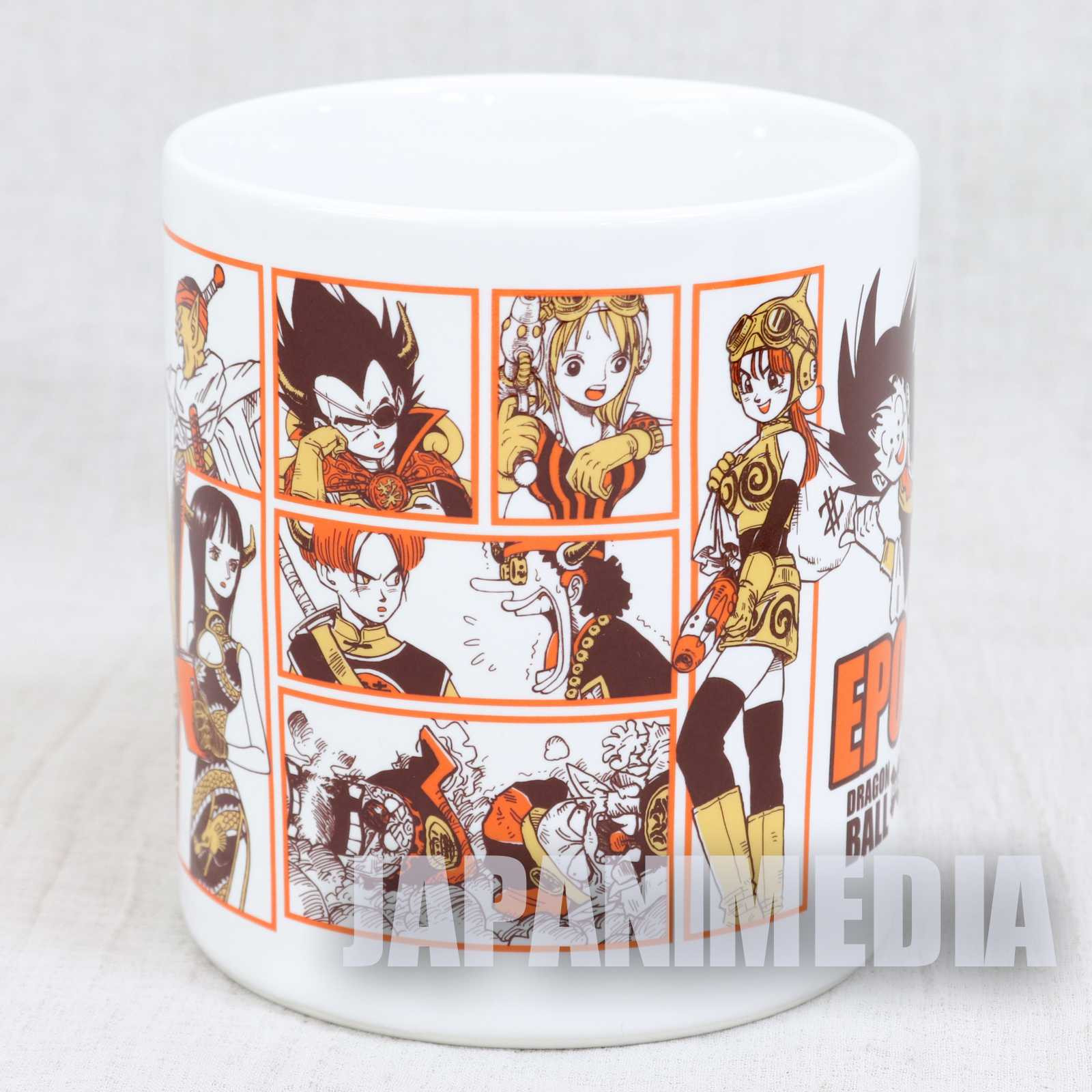 RARE!! Dragon Ball Z x ONE PIECE Cross Epoch Mug JAPAN ANIME Japanimedia Store