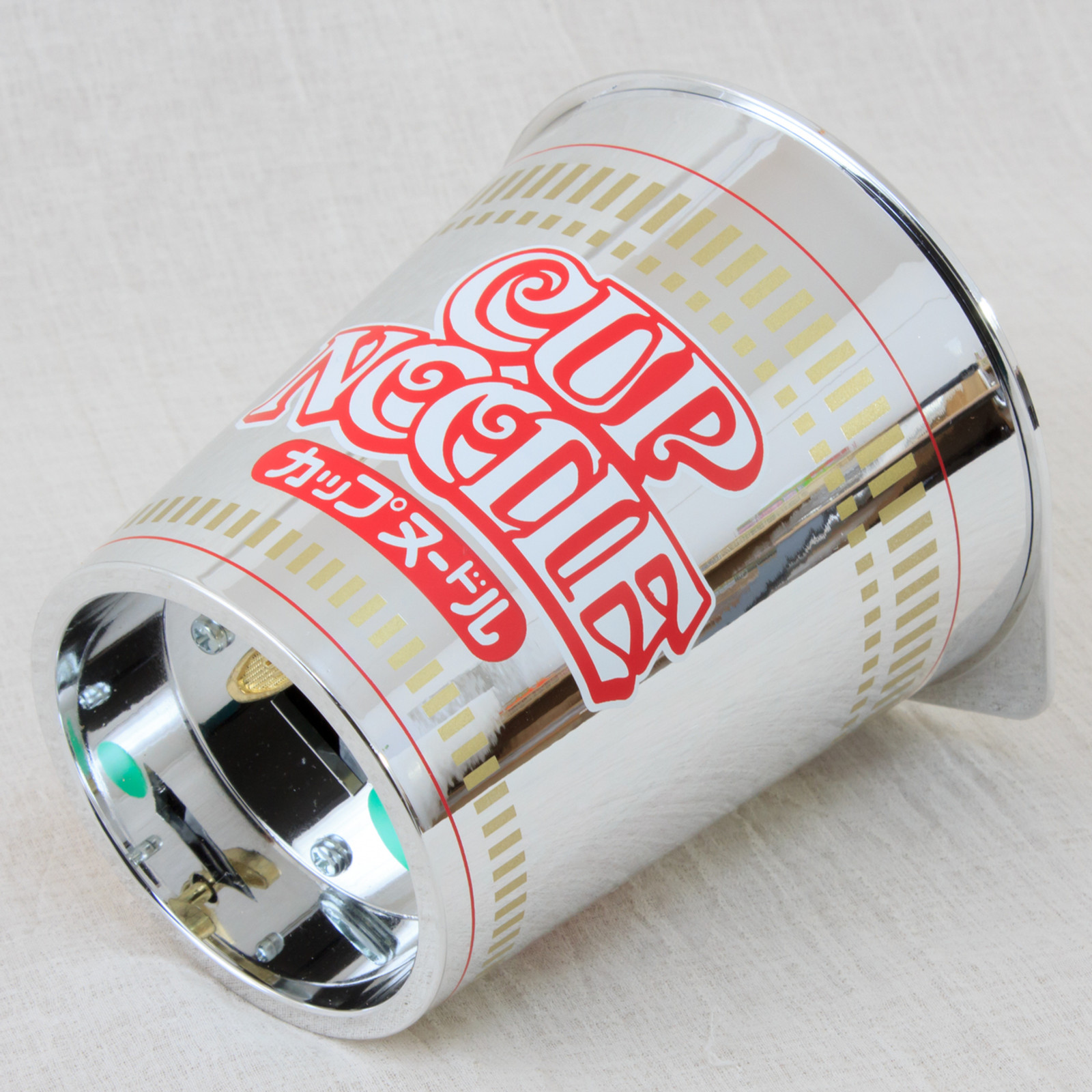 RARE! Nissin Cup Noodle Package type Music Box "Top of the World" Limited JAPAN