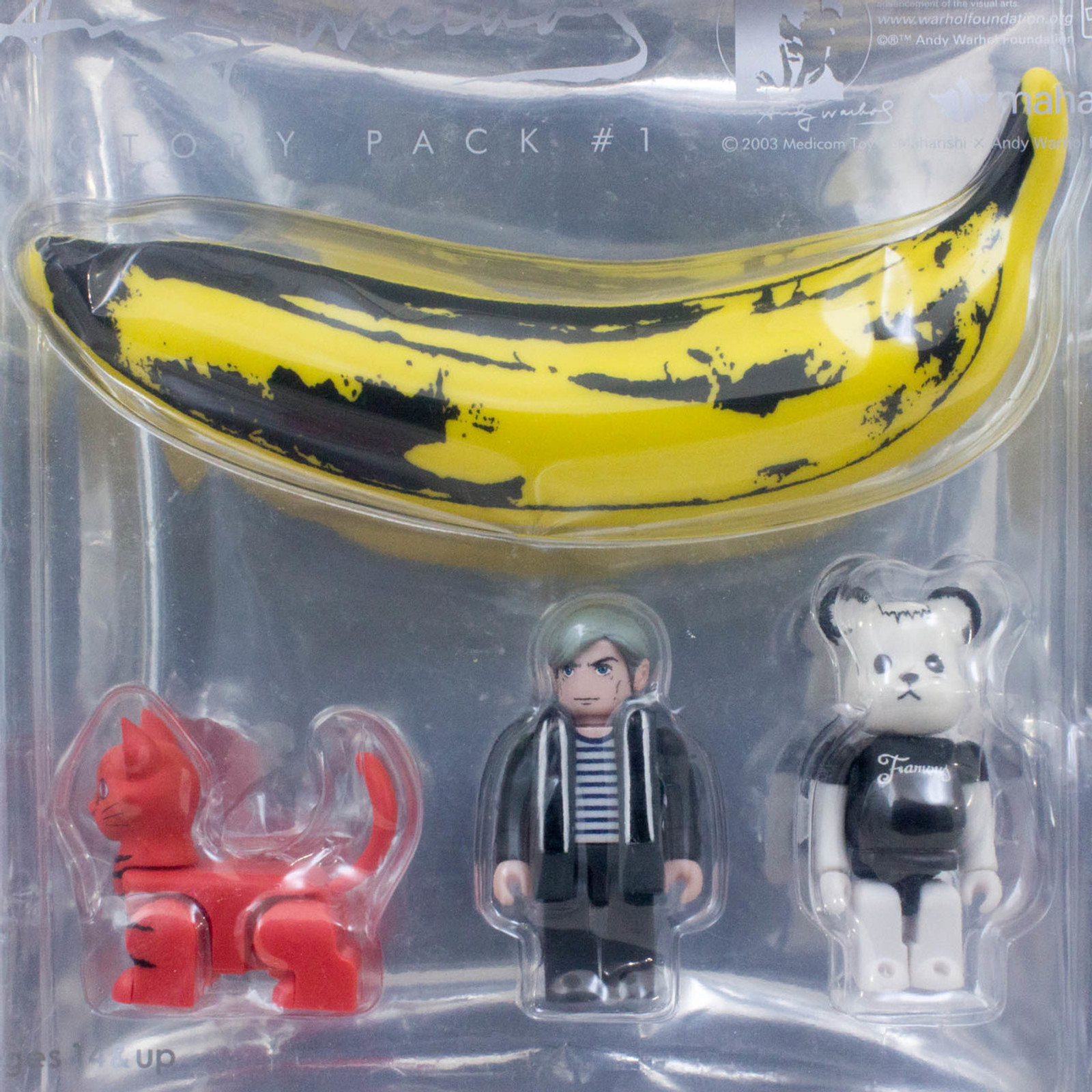Kubrick Bearbrick Andy Warhol Maharishi Banana Figure Set Medicom JAPAN