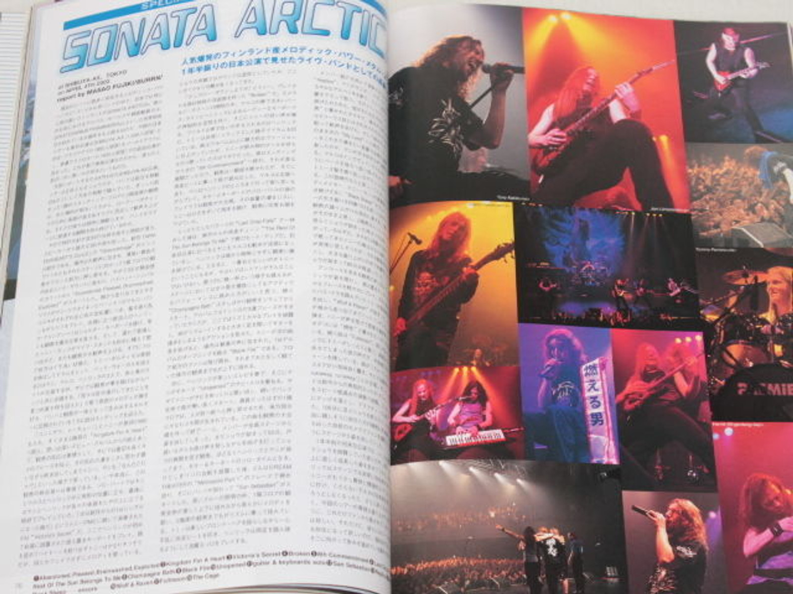 2003/06 BURRN! Japan Magazine  ARCH ENEMY/HAMMER FALL/ANDREW W.K./SIXX