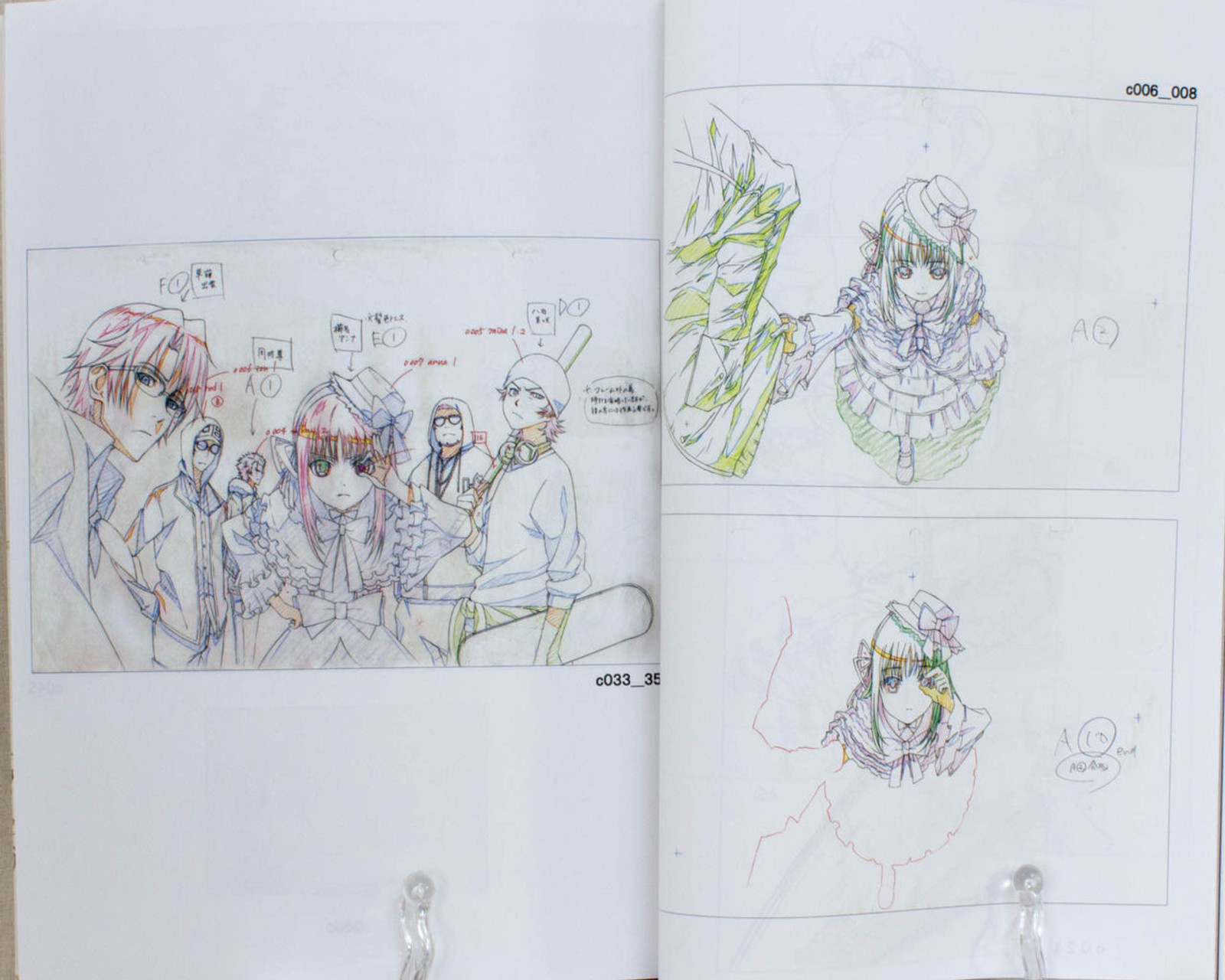 GoHands WORKS [K] Project Original Sketches Art Book #01-06 JAPAN ANIME MANGA