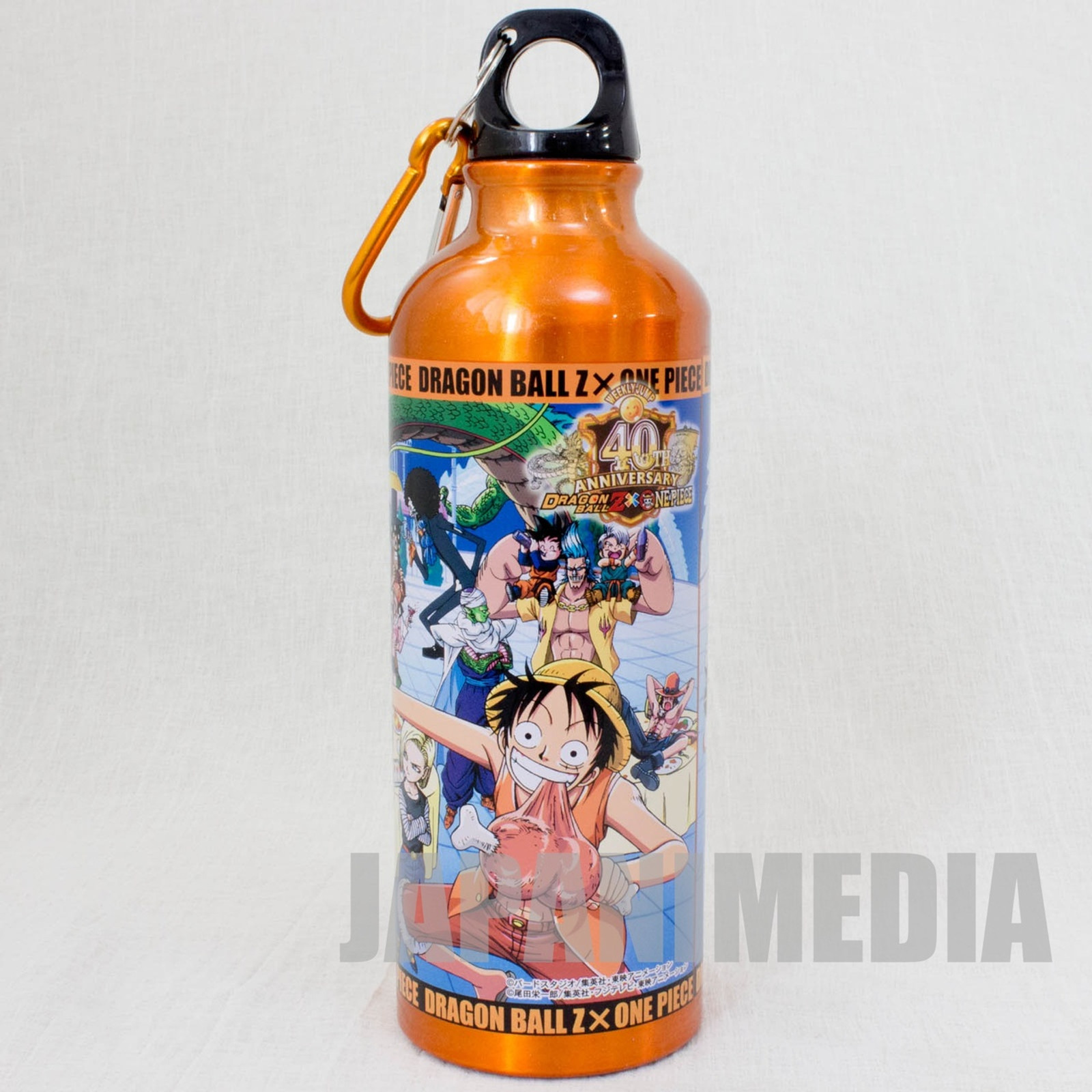 Dragon Ball Z x ONE PIECE Jump 40th Anniversary Aluminum Bottle 500ml JAPAN