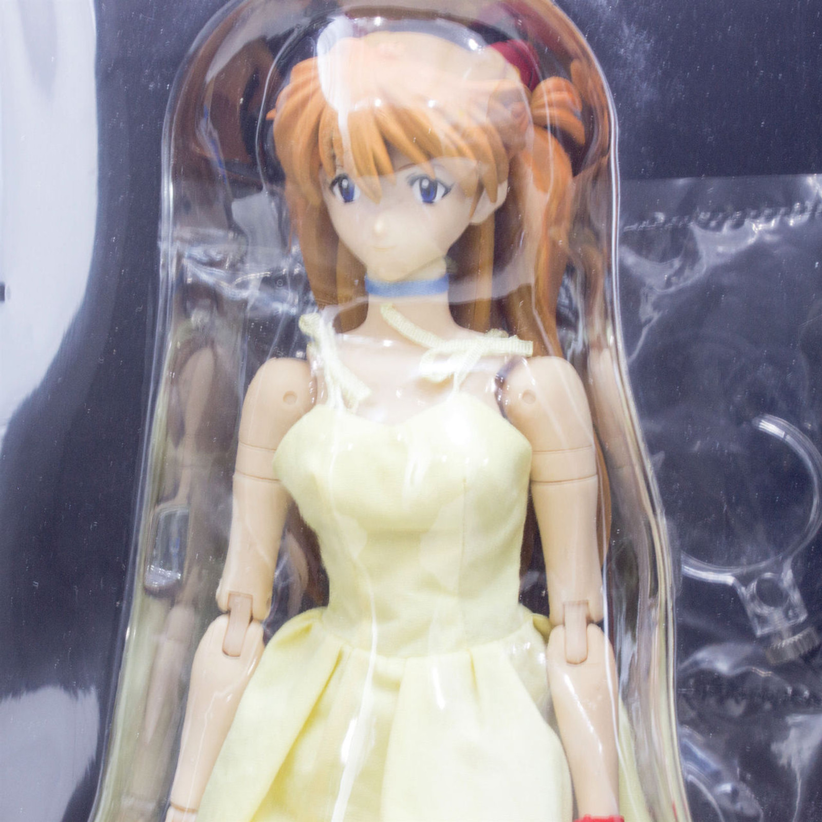 Evangelion Asuka Langley Yellow one‐piece dress Figure RAH Medicom Toy JAPAN ANIME