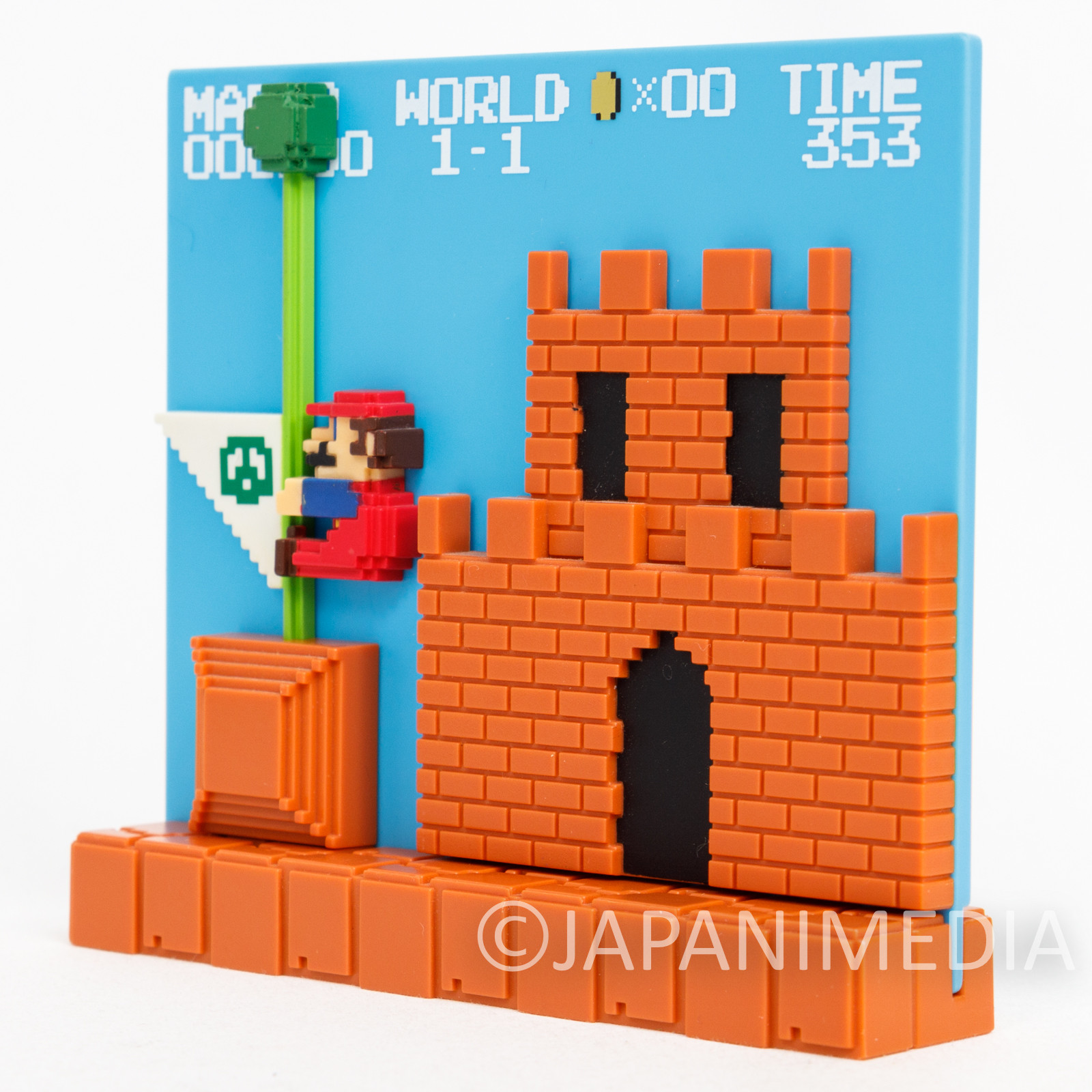 Super Mario Bros. Stage Figure 1-1 Castle Nintendo Dotgraphics JAPAN NES