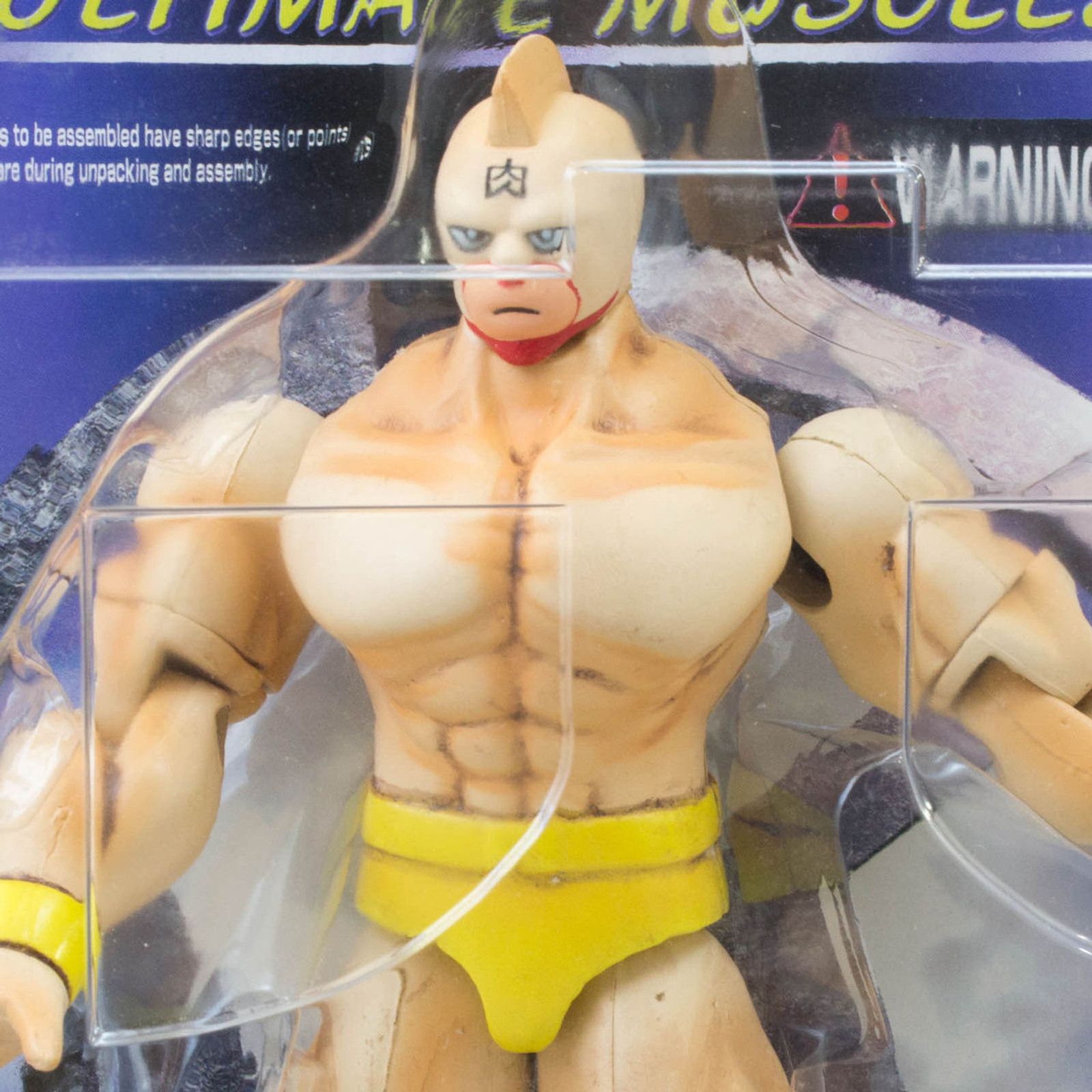 Kinnikuman Yellow Romando PVC Action Figure JAPAN ANIME JUMP MUSCLE MAN