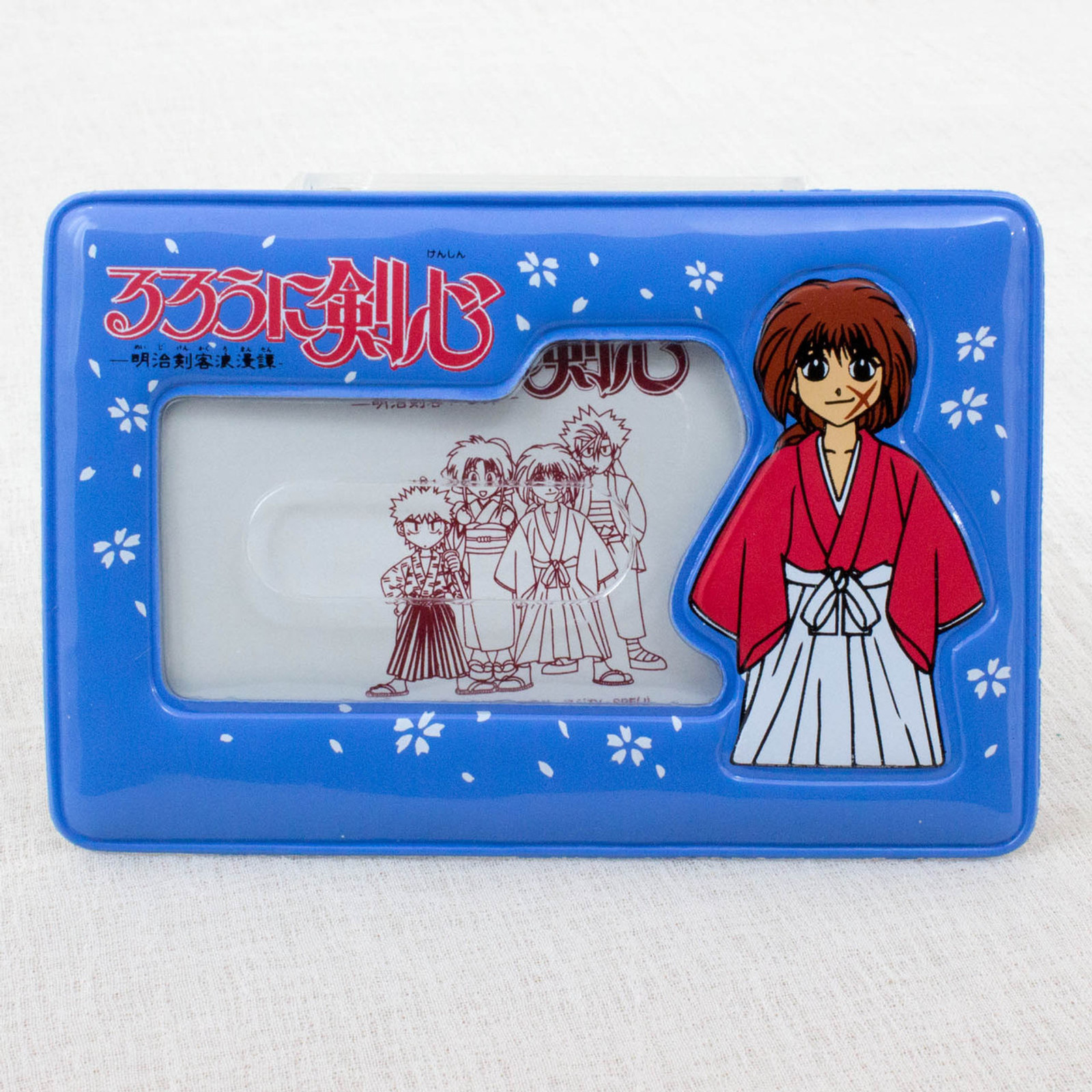 Rurouni Kenshin Stationery Goods Set Card Holder Handkerchief Pins JAPAN ANIME