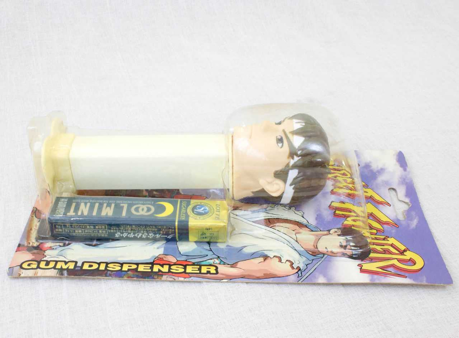 Retro RARE! Street Fighter II RYU Gum Dispenser 6" Figure JAPAN GAME PEZ Japanimedia Store