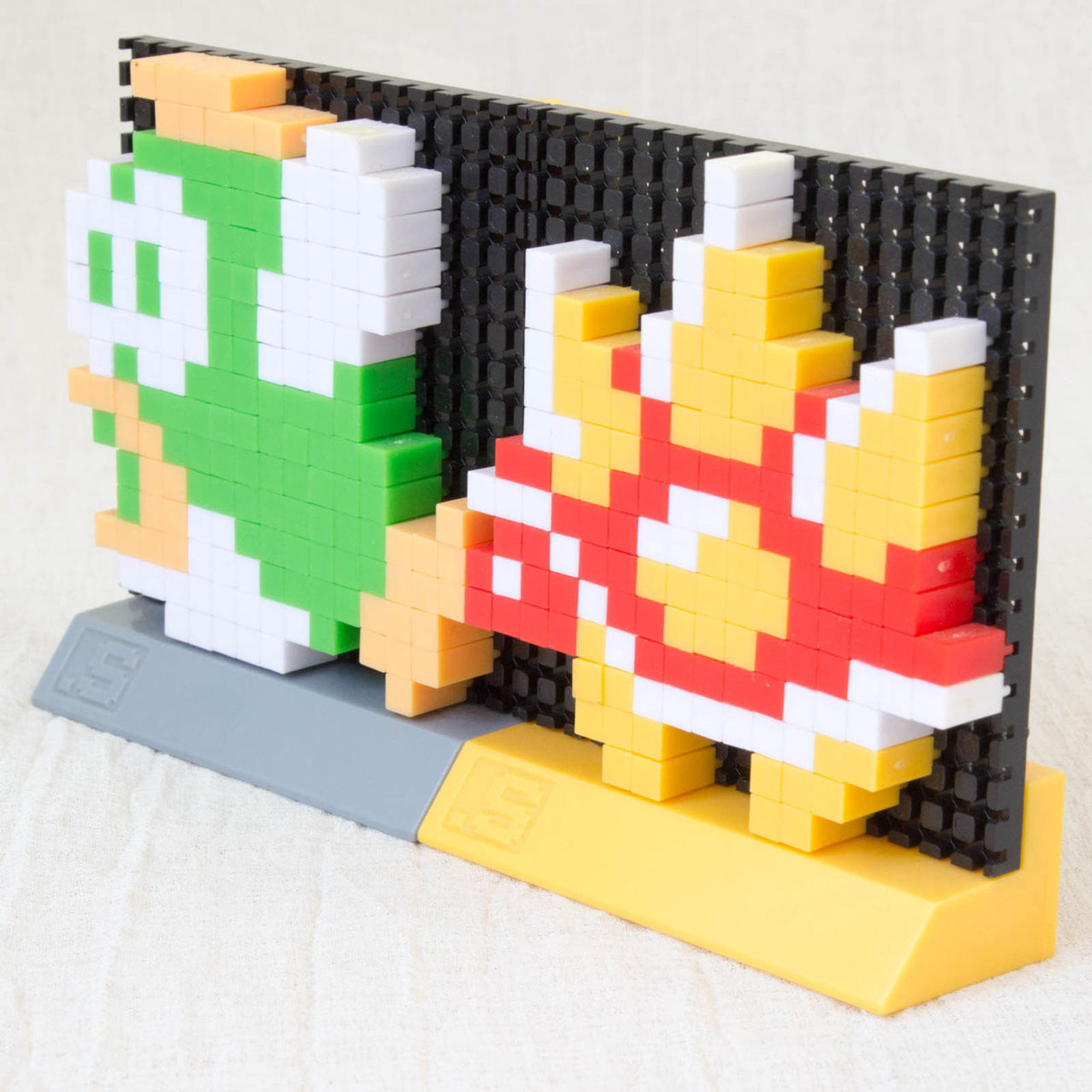 Super Mario Bros. Lakitu Cheep Cheep Dots Puzzle Pin Panel Toy Tomytec JAPAN