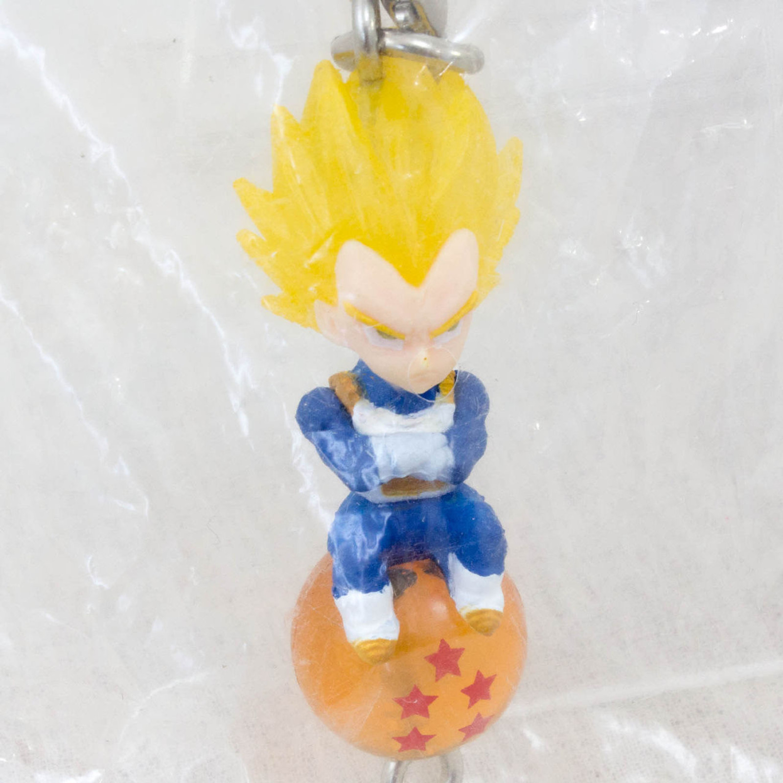 Dragon Ball Z Vegeta on Ball Mascot Figure Strap JAPAN ANIME MANGA