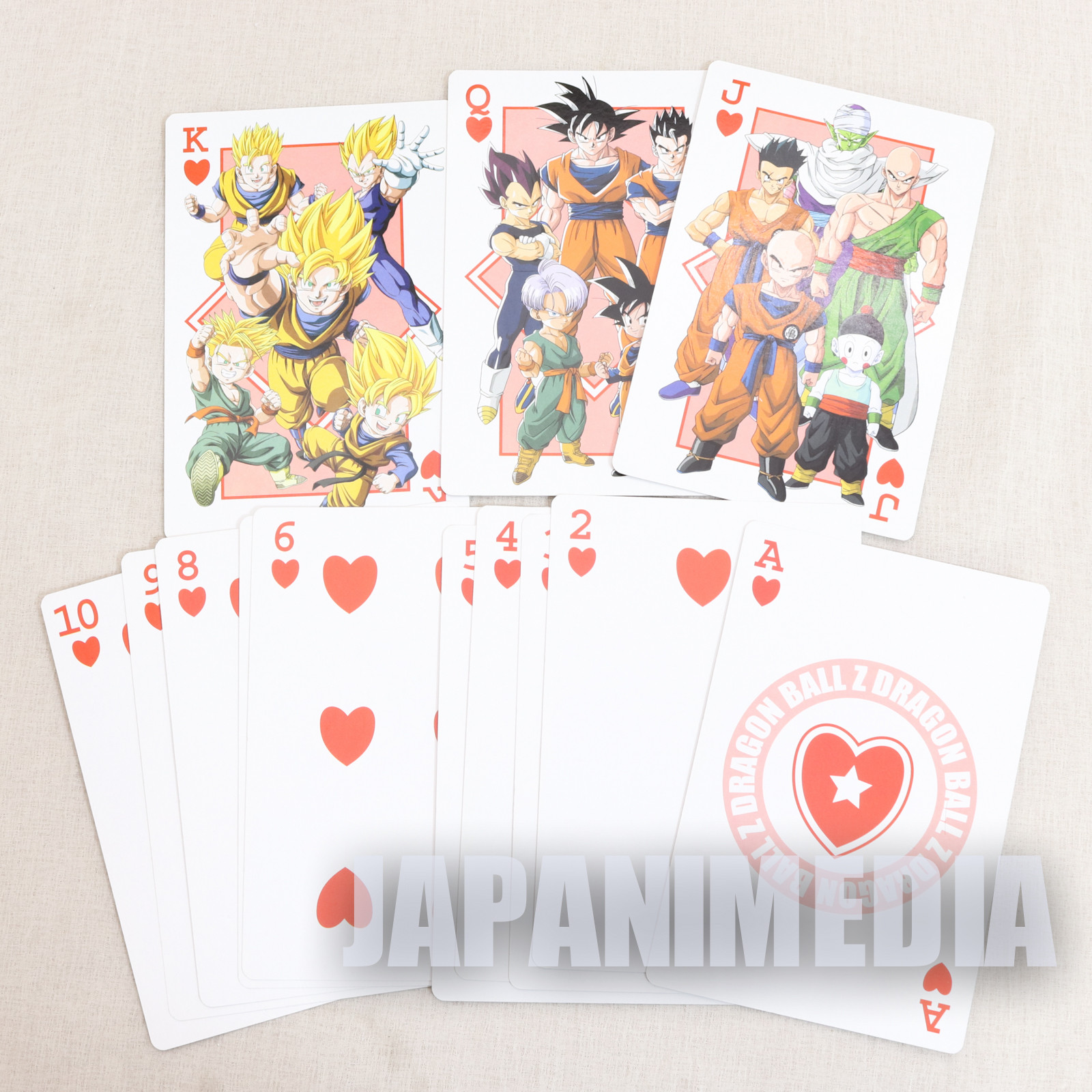 Dragon Ball Z Big Trump Playing Cards Showa Note JAPAN ANIME MANGA