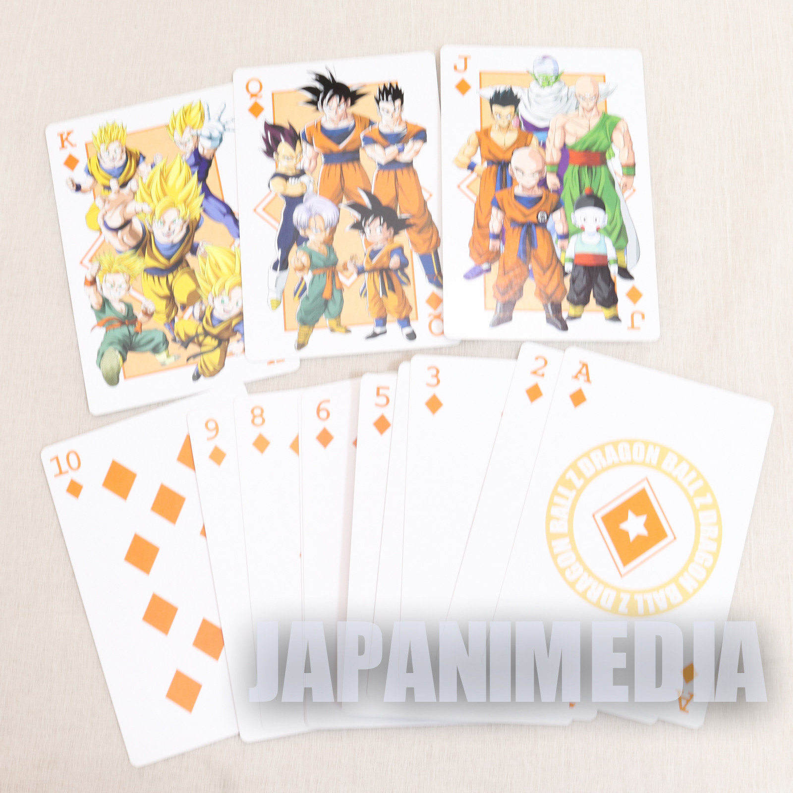 Dragon Ball Z Big Trump Playing Cards Showa Note JAPAN ANIME MANGA