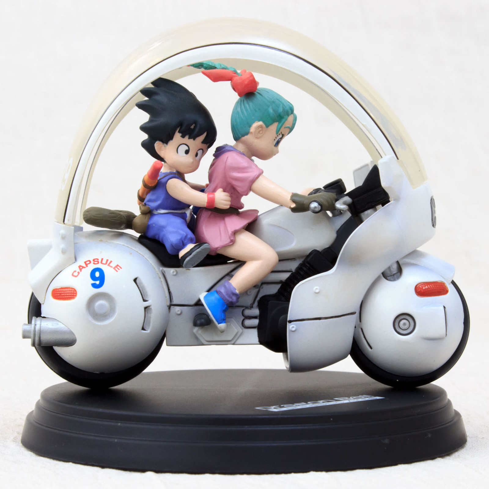 Dragon Ball Fantastic Arts Son Gokou & Bulma on Bike Figure BANDAI JAPAN ANIME