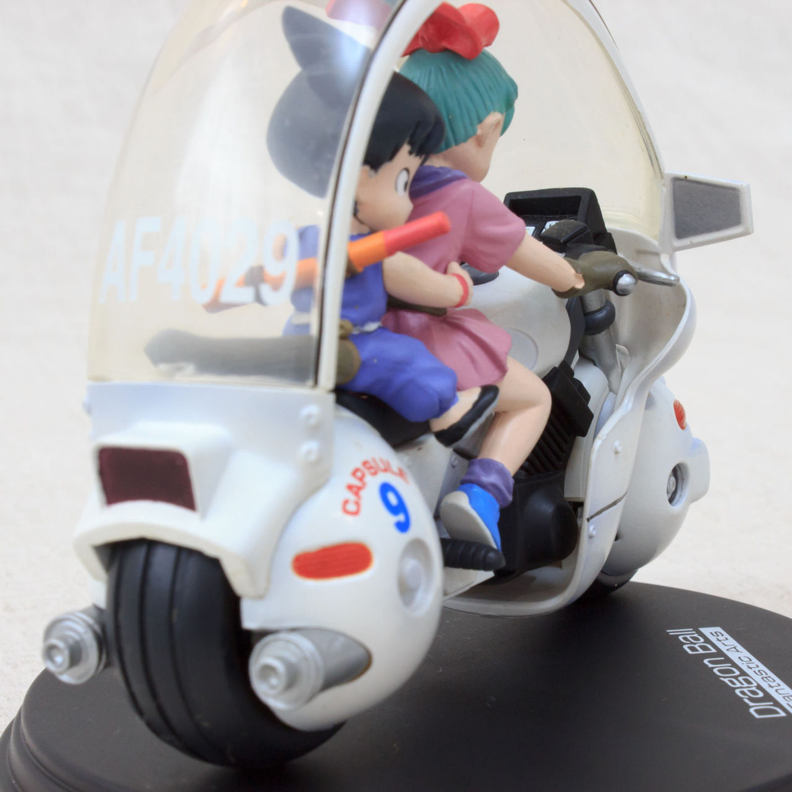 Dragon Ball Fantastic Arts Son Gokou & Bulma on Bike Figure BANDAI JAPAN ANIME