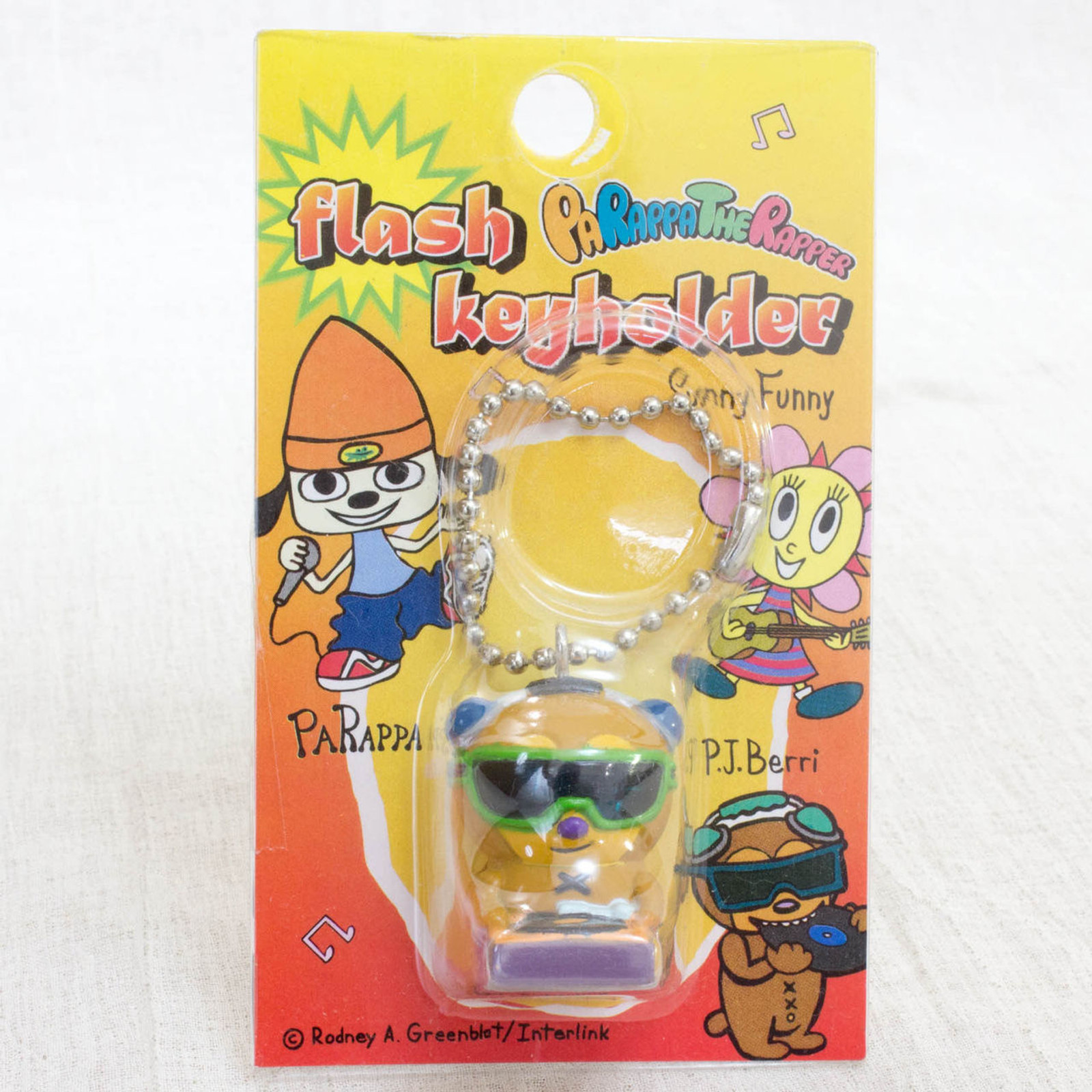 Parappa The Rapper P.J Berri Figure Key Chain JAPAN ANIME GAME