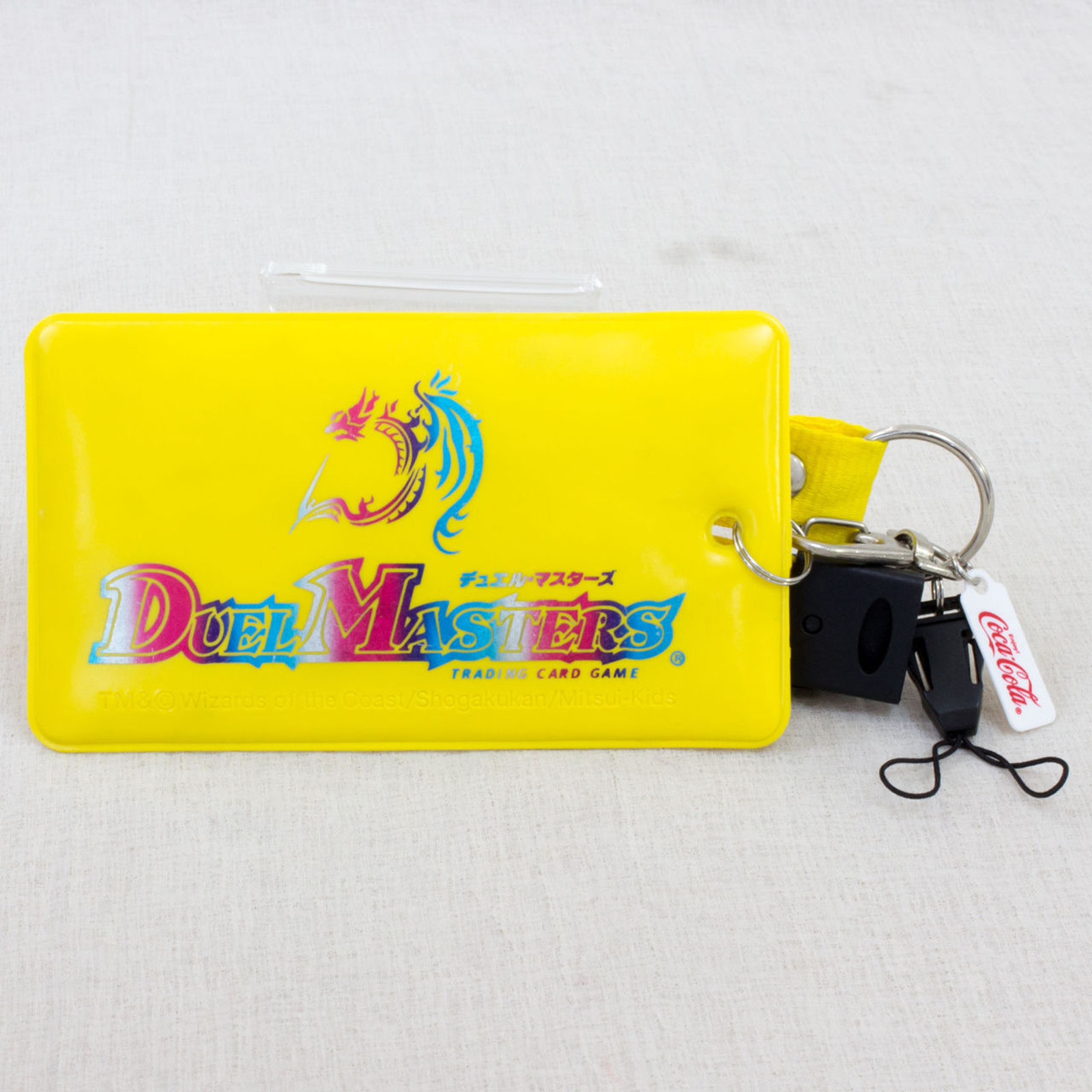 Duel Masters Trading Card Case Yellow Wizards of the Coast JAPAN ANIME MANGA