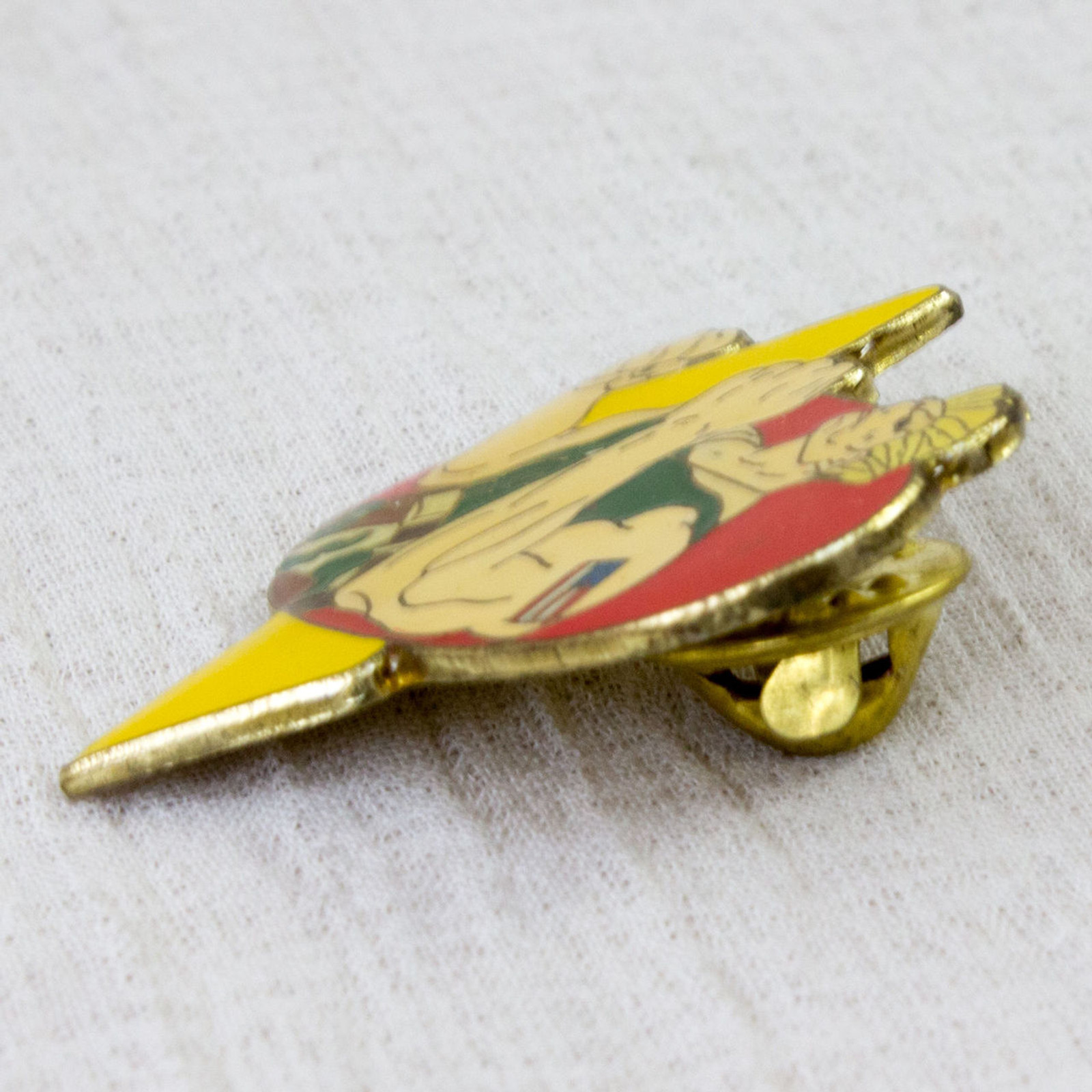 Street Fighter 2 Metal Pins Badge Guile Capcom Character JAPAN GAME