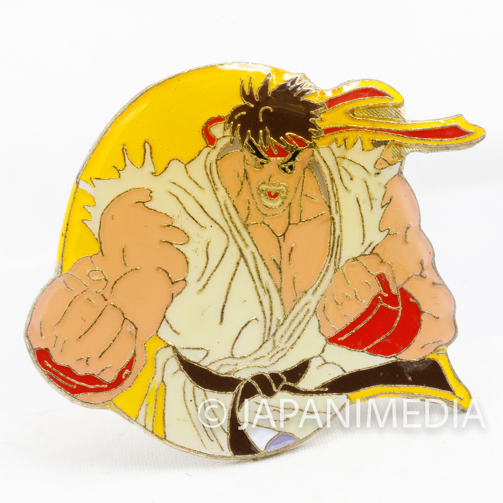 Street Fighter 2 Metal Pins Badge Ryu Capcom Character JAPAN GAME