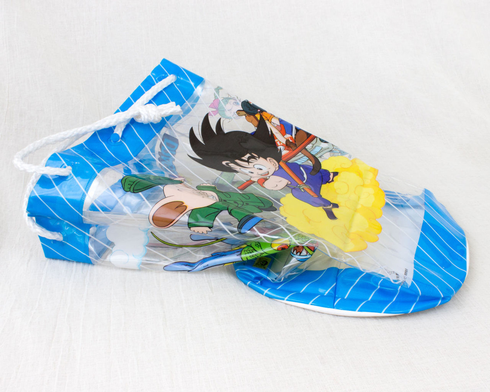 Retro Rare! Dragon Ball Pool Vinyl Bag Son Gokou JAPAN ANIME MANGA