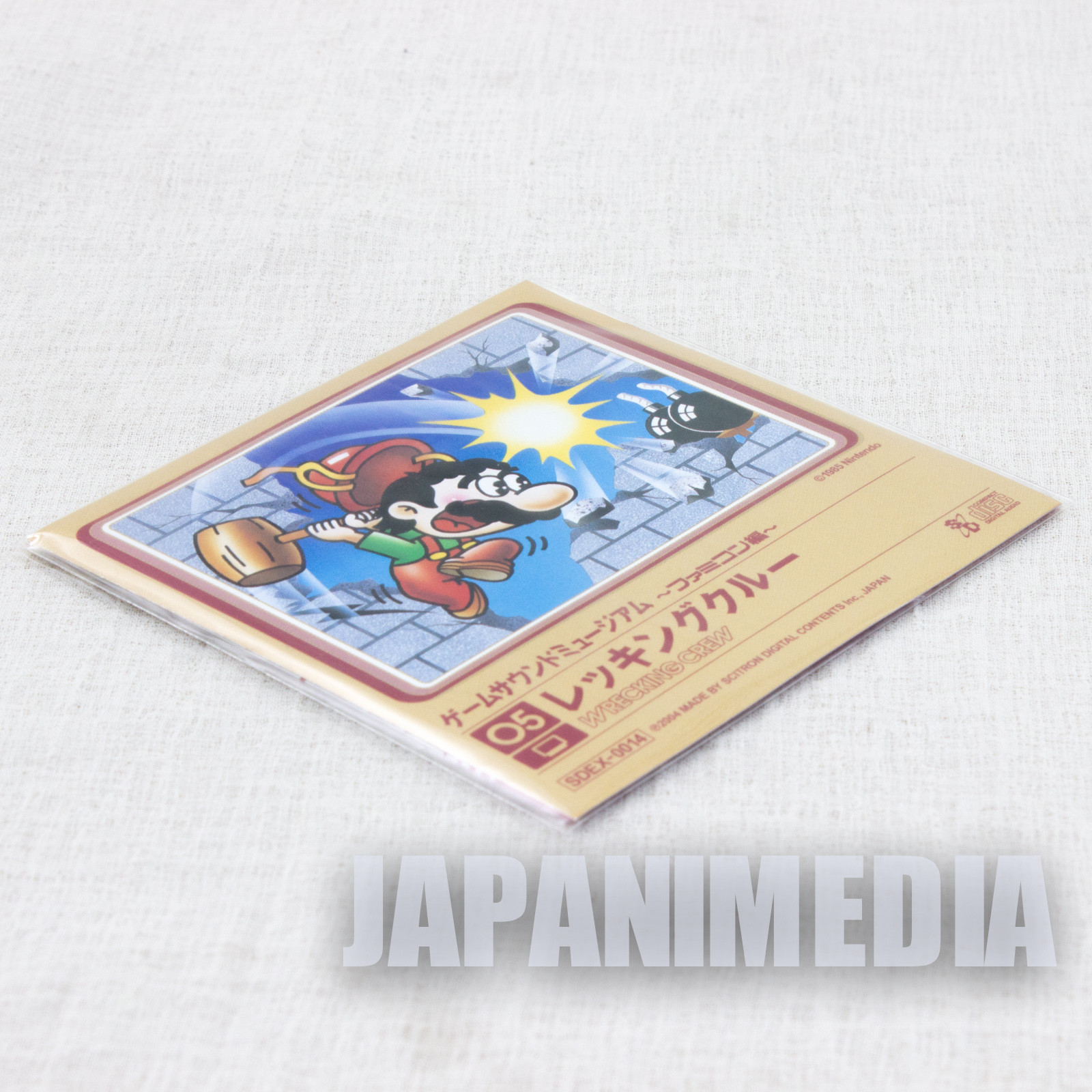 RARE! Wrecking Crew Game Sound Museum Nintendo Music 8cm CD JAPAN