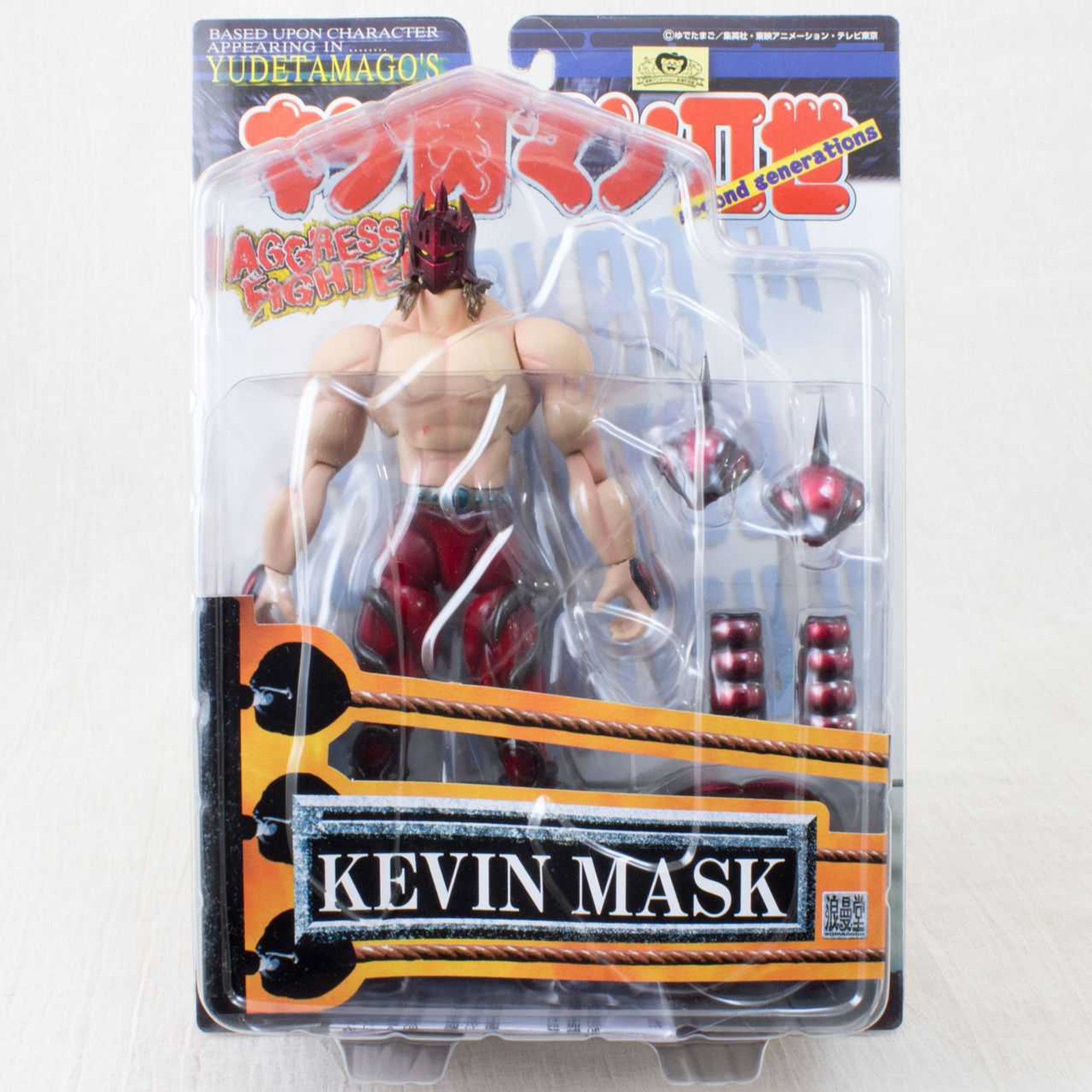 Kinnikuman 2nd Generation KEVIN MASK (Ruby Red) Romando PVC Action Figure JAPAN / ULTIMATE MUSCLE Japanimedia Store FRONT